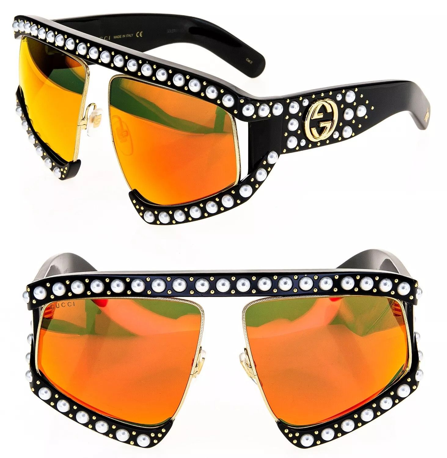 GUCCI AUTHENTIC Hollywood Forever 0234 Black GG0234S 002