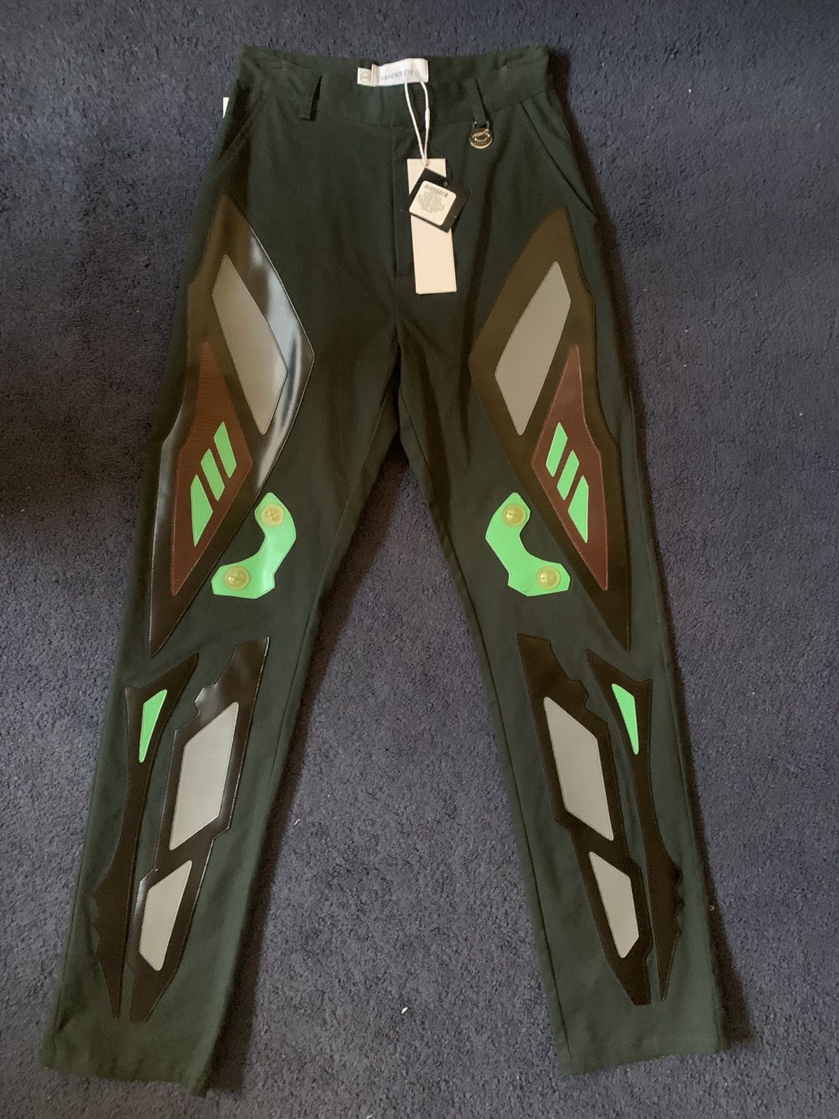 Xander Zhou Xander Zhou Patchwork Straight Trousers Size US 28 / EU 44 - 1 Thumbnail