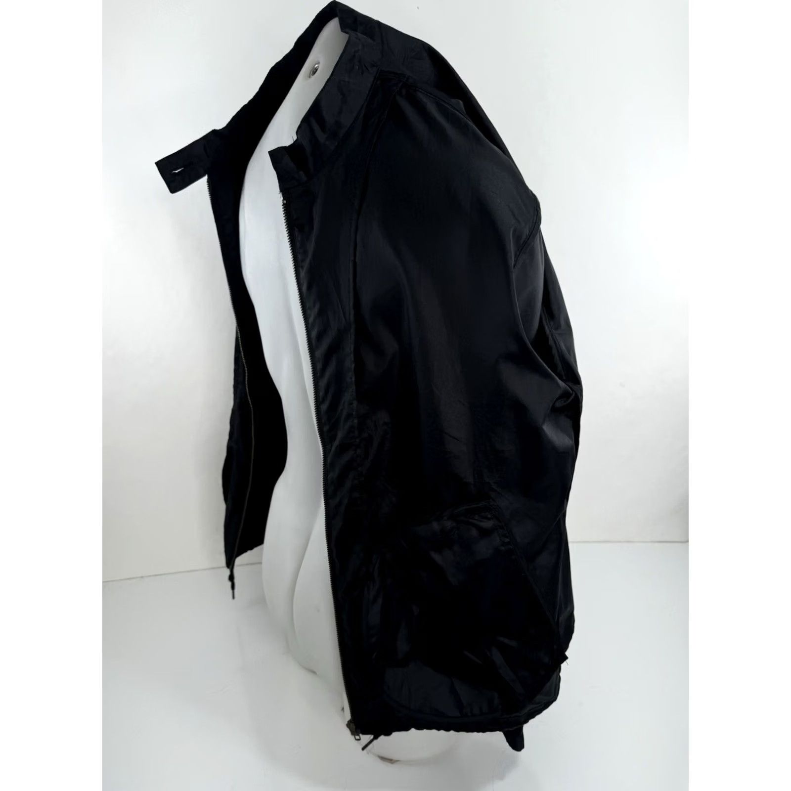 Brixton Brixton Mens Full Zip Embroidered Lightweight Windbreaker Jacket L Black Windbreaker Jacket Mens Size US L / EU 52-54 / 3 - 6 Thumbnail