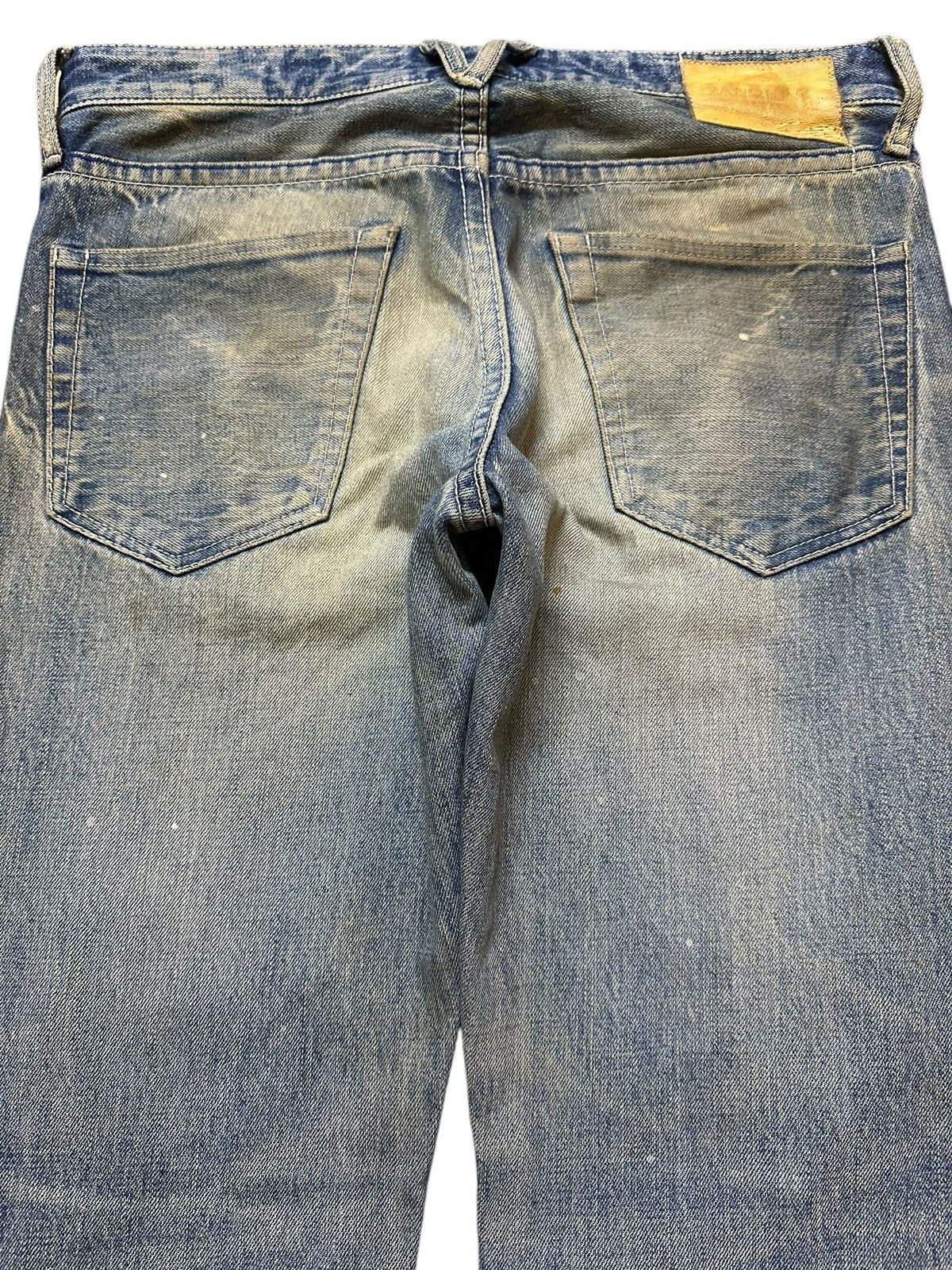 Japanese Brand Vintage Japanese Vanquish Mud Faded Wash Distressed Jeans Size US 32 / EU 48 - 5 Thumbnail