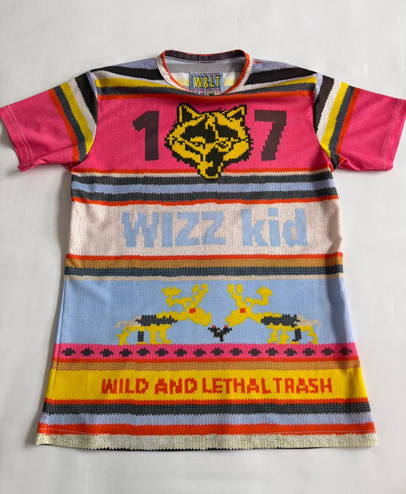 Walter Van Beirendonck WVB 1998 Vtg Striped Wolf Head Kiss the Future Tee Size M / US 6-8 / IT 42-44 - 9 Thumbnail