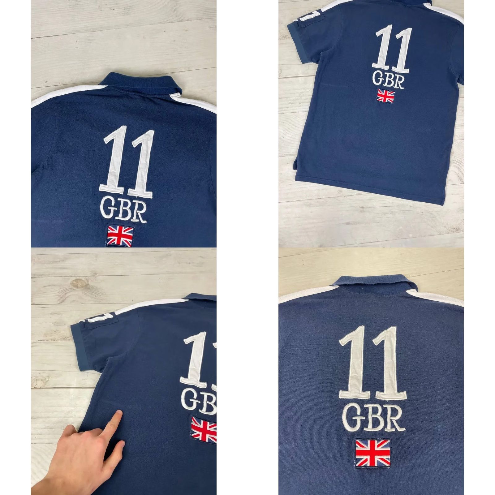 Polo Ralph Lauren VINTAGE Polo Ralph Lauren Great Britain GBR Rugby Polo Shirt Men Sz M Blue Shirt Polo Rugby Mens M Blue GBR Great Britain Logo All Seasons 90s Size US M / EU 48-50 / 2 - 9 Thumbnail