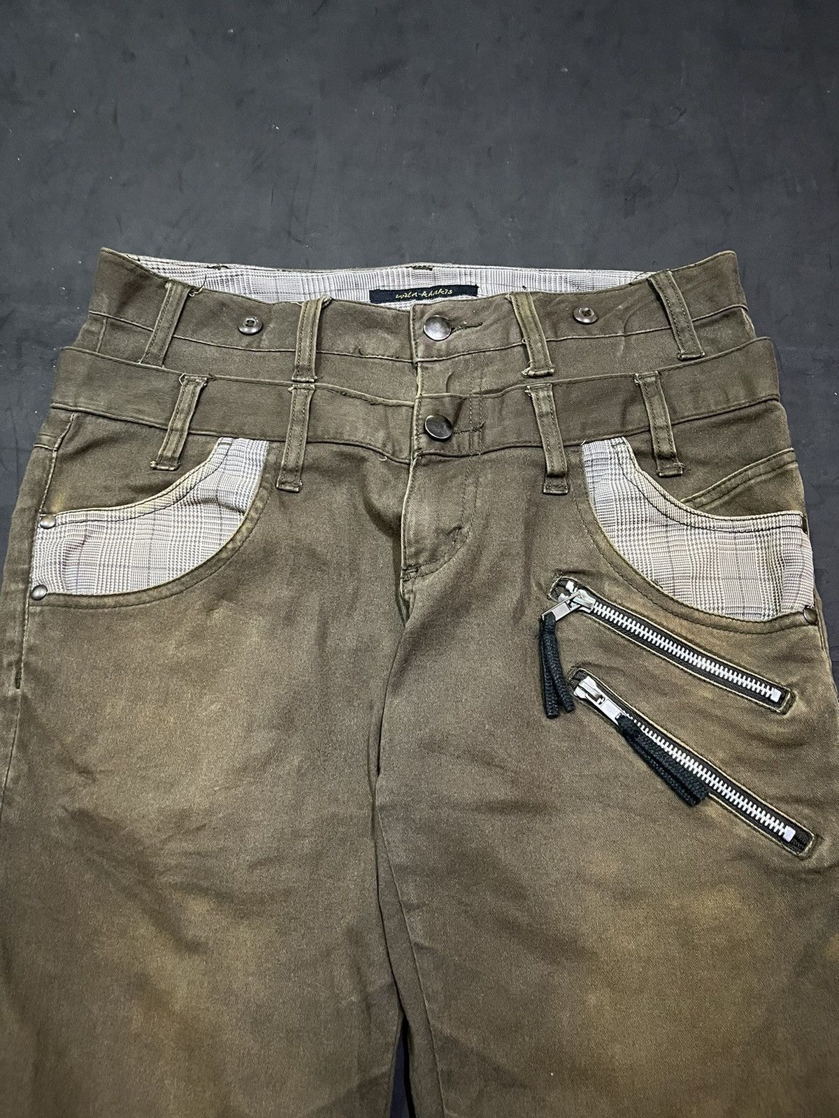 20471120 × PPFM × semanticdesign Wild khakis double waist pants Size US 31 - 3 Thumbnail