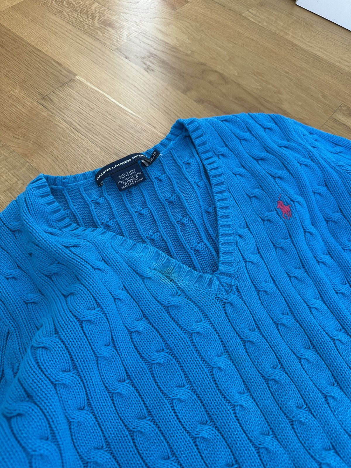 Polo Ralph Lauren Polo Ralph Lauren Sport Knit Sweater Blue Fit Logo Size XL / US 12-14 / IT 48-50 - 6 Thumbnail