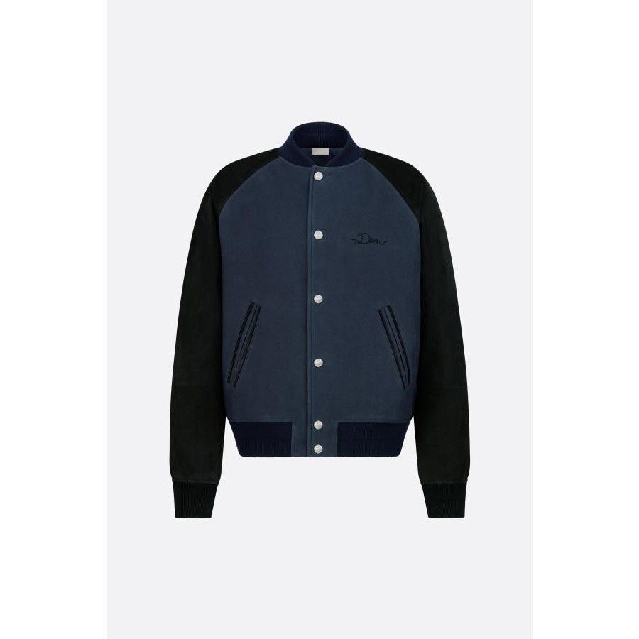 Dior DIOR Ribbon Varsity Black Jacket New & Authentic (Men's size Size US L / EU 52-54 / 3 - 1 Preview