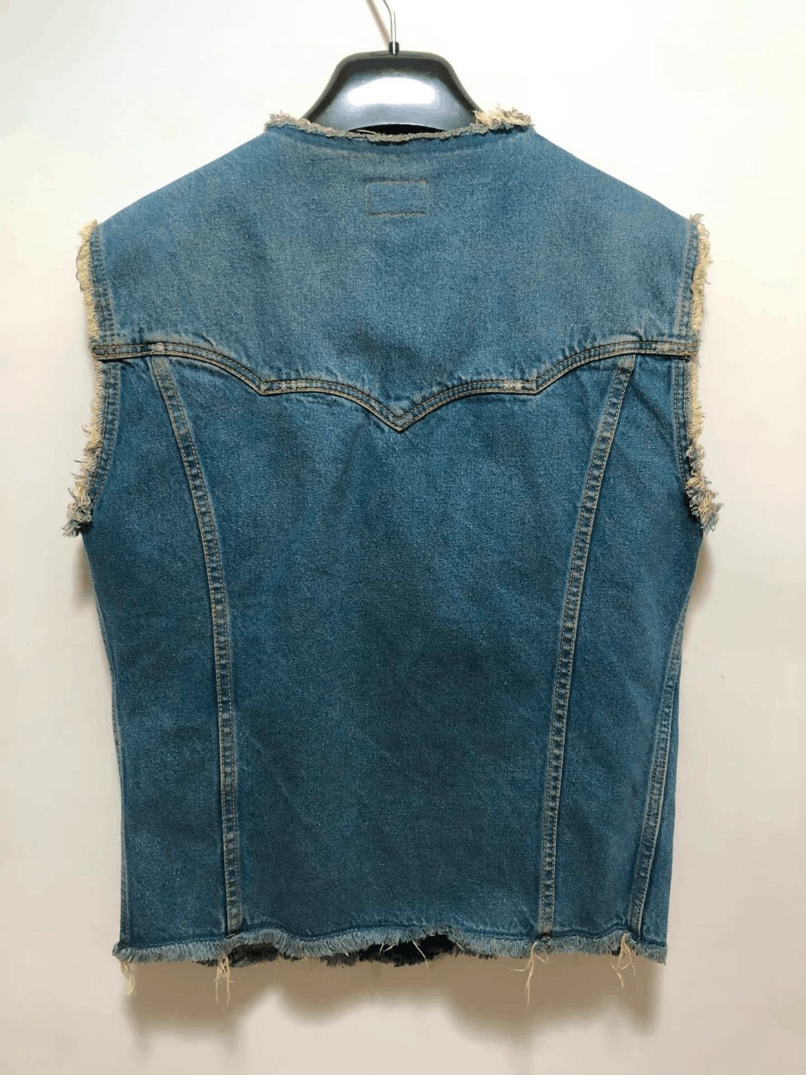 Saint Laurent Paris Saint Laurent Paris by Hedi 15SS Sleeveless Denim Jacket-25 Size US S / EU 44-46 / 1 - 2 Thumbnail