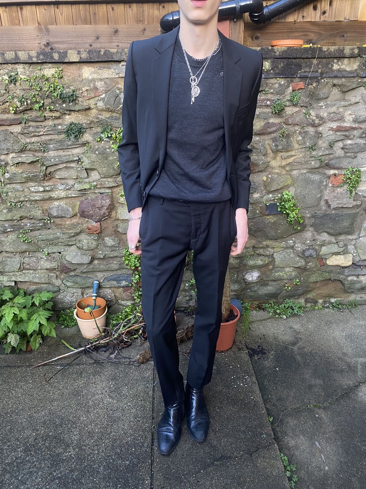Dior Dior Homme two button slim suit Size 46R - 2 Thumbnail