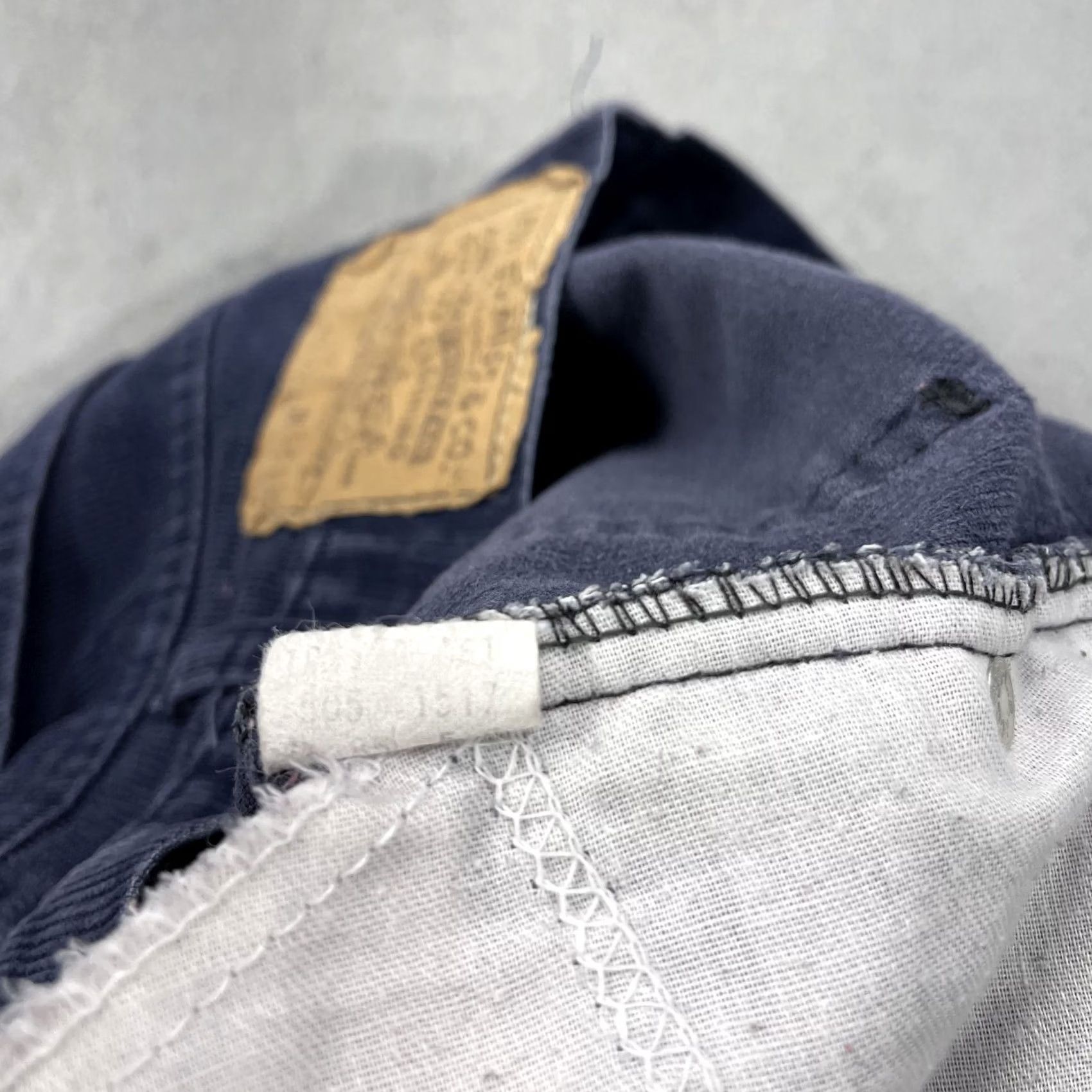 Levi's VINTAGE Levi's 500 Series Pants Mens 29x29 Corduroy Blue 80s 5-Pocket Denim Cotton Made USA Regular Straight Mens Size US 29 - 5 Thumbnail