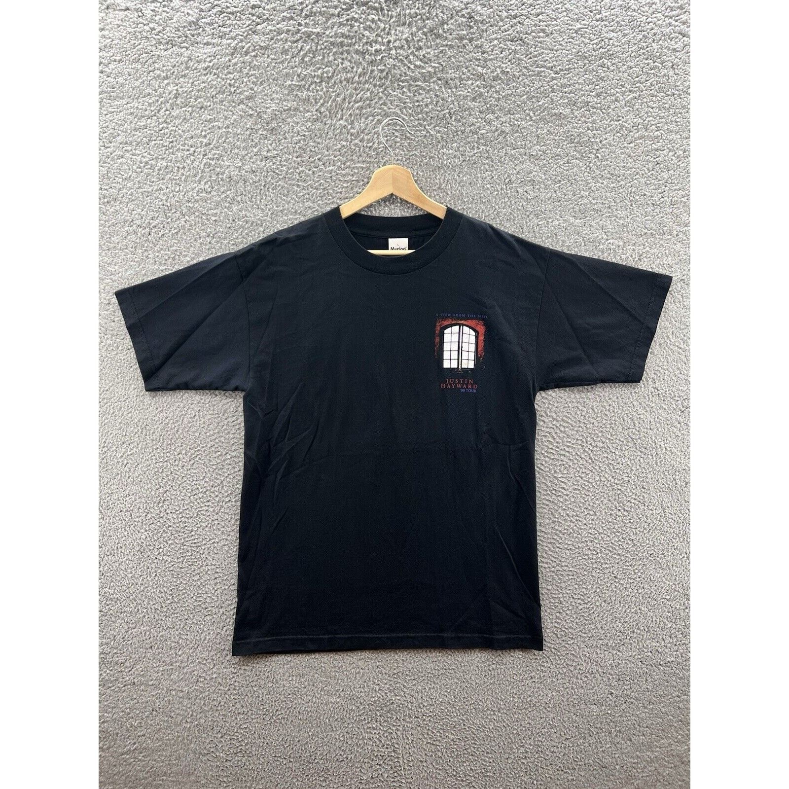 Other Murina Justin Hayward View From The Hill 1998 Tour Black Tee Size US L / EU 52-54 / 3 - 1 Thumbnail