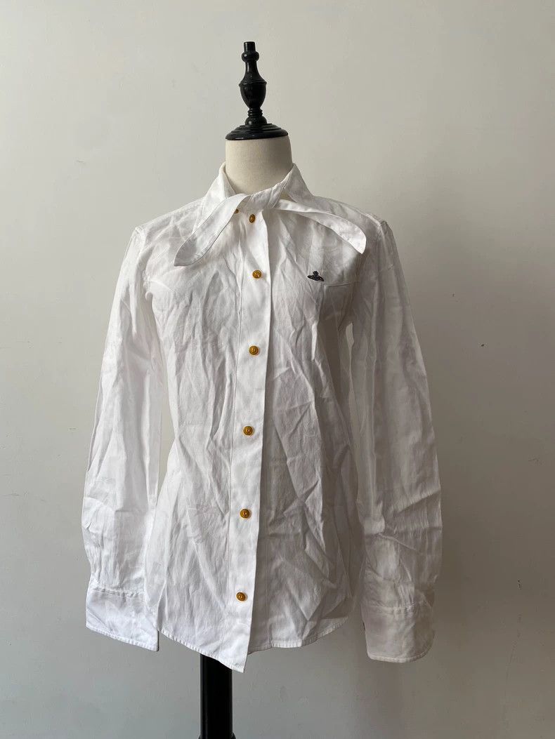 Vivienne Westwood Vivienne Westwood Saturn Dark Vetch Collar Tie Shirt Size M / US 6-8 / IT 42-44 - 1 Thumbnail
