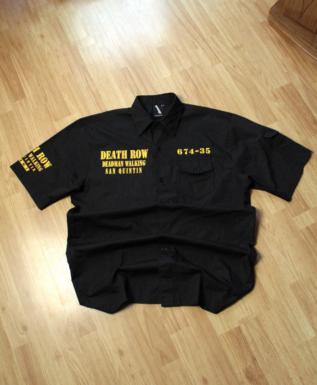 Death Row Records 🔥 Death Row Records Deadman Walking Button Up Shirt Movie Size US XL / EU 56 / 4 - 2 Thumbnail