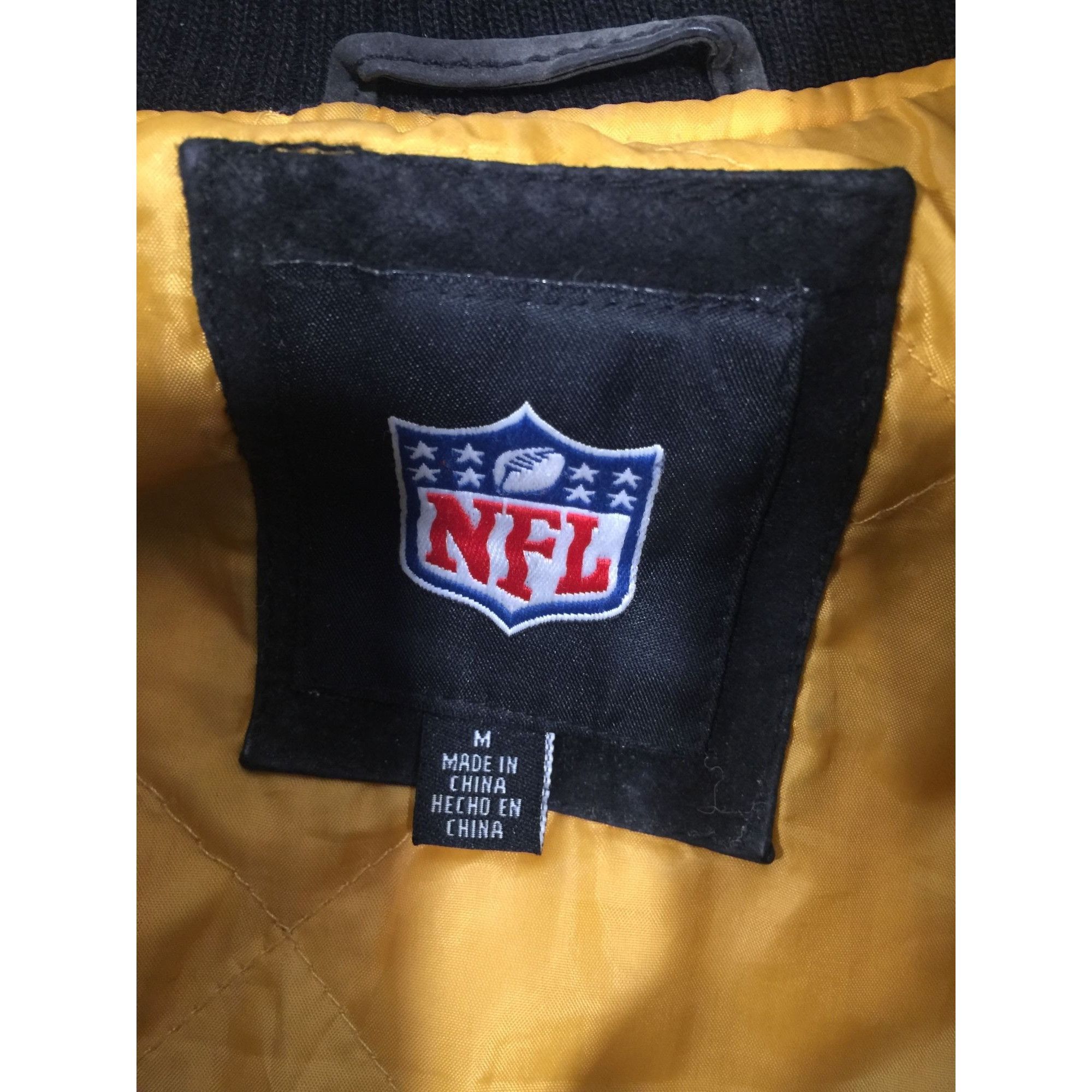 NFL NFL Pittsburgh Steelers Men's Size Medium Full Zip Up Jacket Size US M / EU 48-50 / 2 - 7 Thumbnail