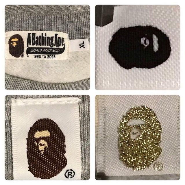 Bape BAPE Rhinestone APE HEAD LOGO sweat shirt a bathing ape Size US XL / EU 56 / 4 - 8 Thumbnail