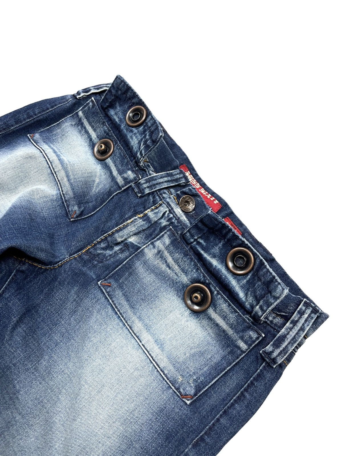 Miss Sixty Vintage y2k Miss Sixty Low Rise Jeans Distressed Denim Size 33" - 6 Thumbnail