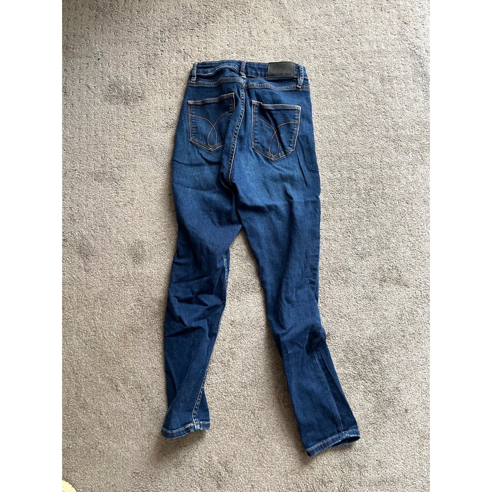 Calvin Klein Calvin Klein Jeans 26 Blue High Rise Ankle Skinny Distressed Medium Wash Womens Jeans 5-Pocket Denim Distressed Stretch Size 26" / US 2 / IT 38 - 2 Thumbnail