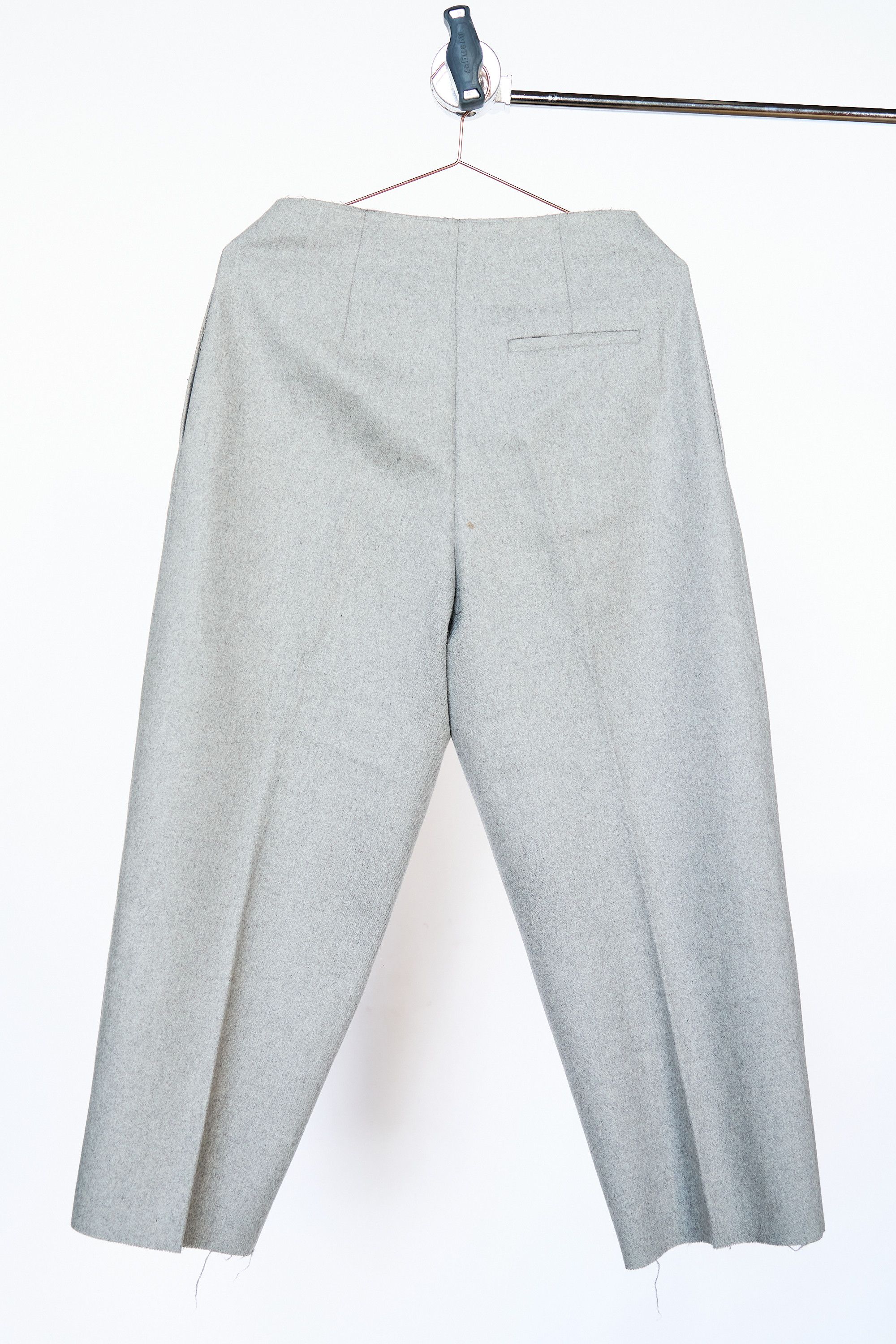 Acne Studios Acne Studios Grey Felt Wool Pants Size 28" / US 6 / IT 42 - 6 Thumbnail