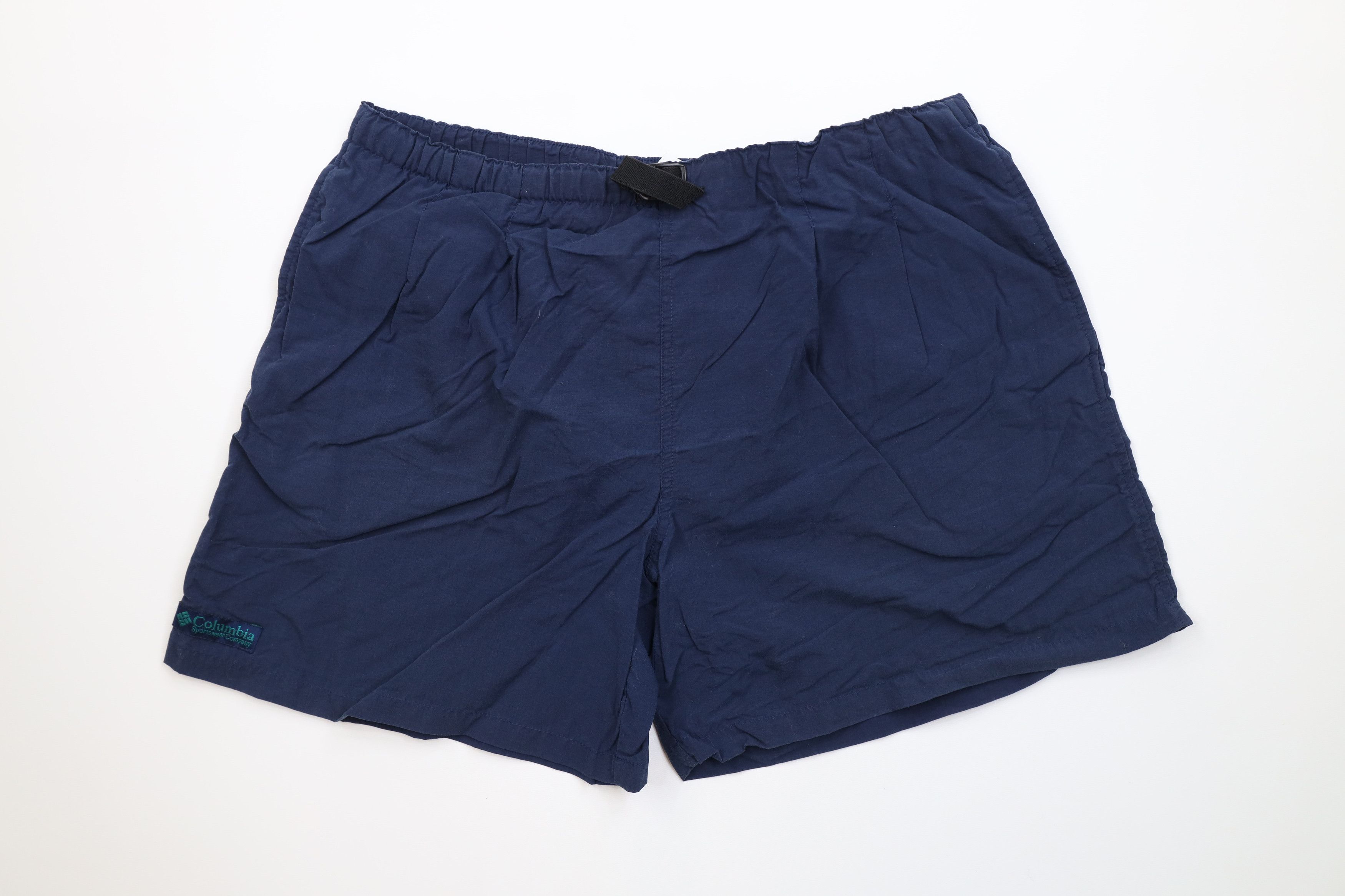 Columbia Vintage 90s Columbia Spell Above Knee Belted Lined Shorts Size US 34 / EU 50 - 1 Thumbnail
