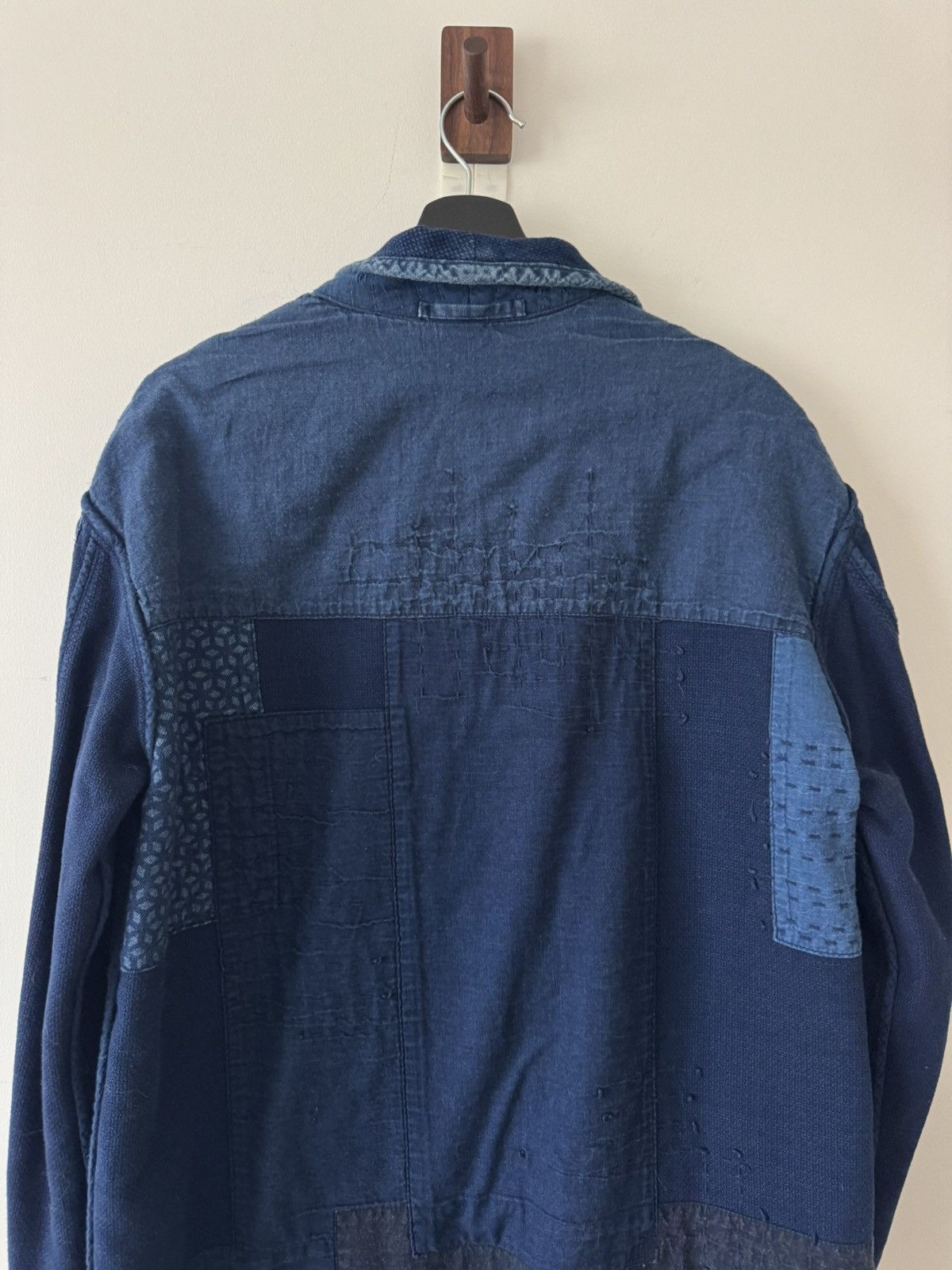 Blue Blue Japan Honai Sashiko Nenrin Reversible Jacket Size US L / EU 52-54 / 3 - 9 Thumbnail