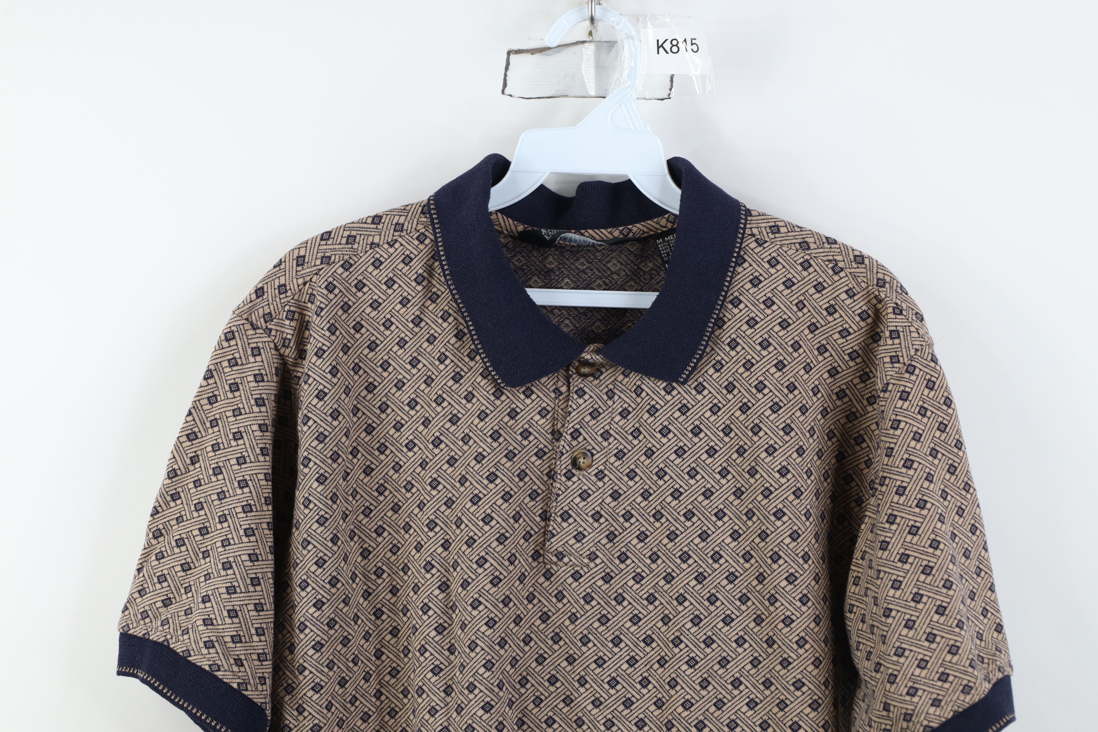 Vintage Vintage 90s Streetwear Knit Collared Golf Polo Shirt Size US M / EU 48-50 / 2 - 2 Thumbnail