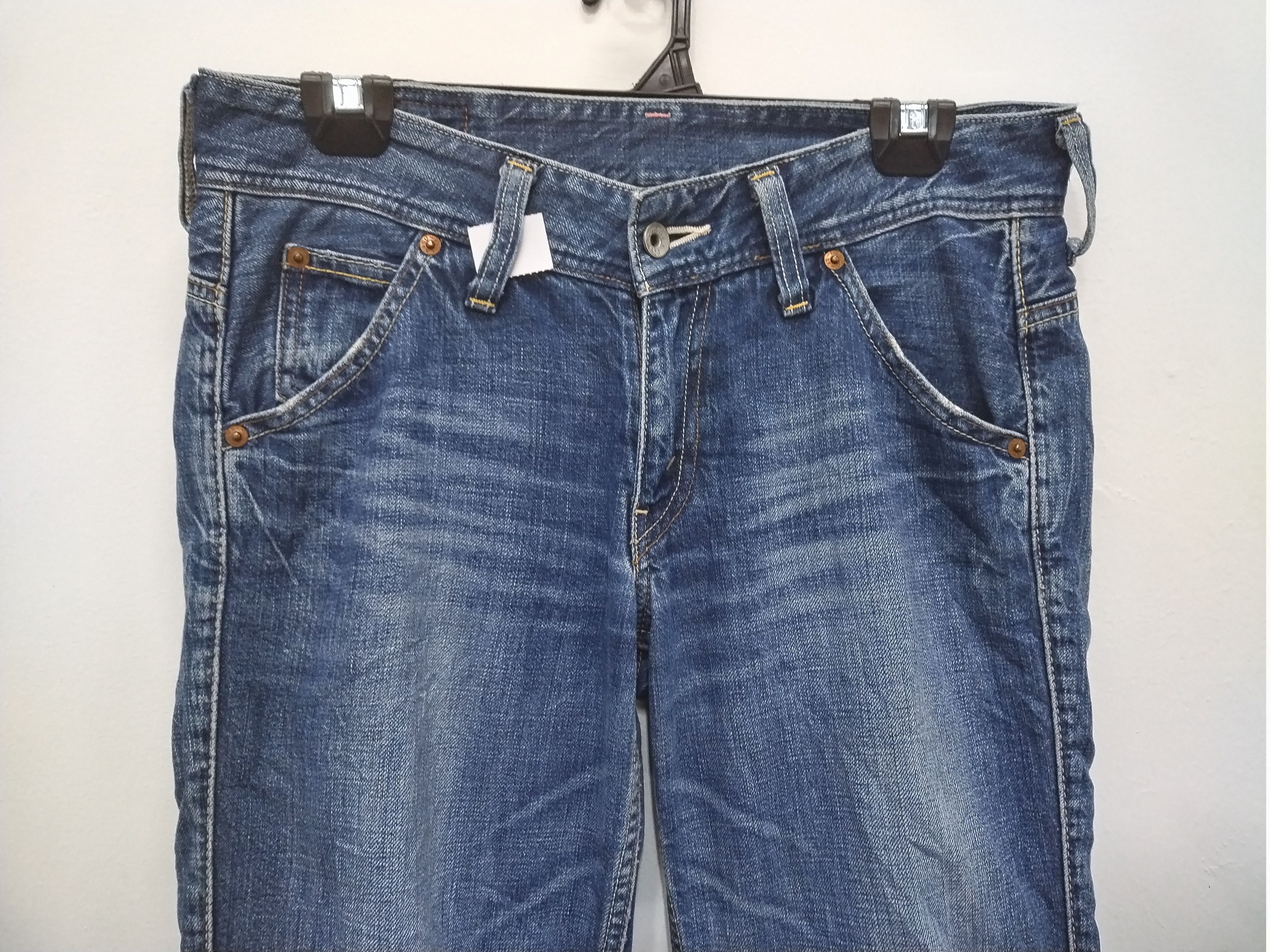 Levi's × Vintage NICE VTG LEVI'S Zipper Flared Denim Nice rare pocket design Size 30" / US 8 / IT 44 - 6 Thumbnail