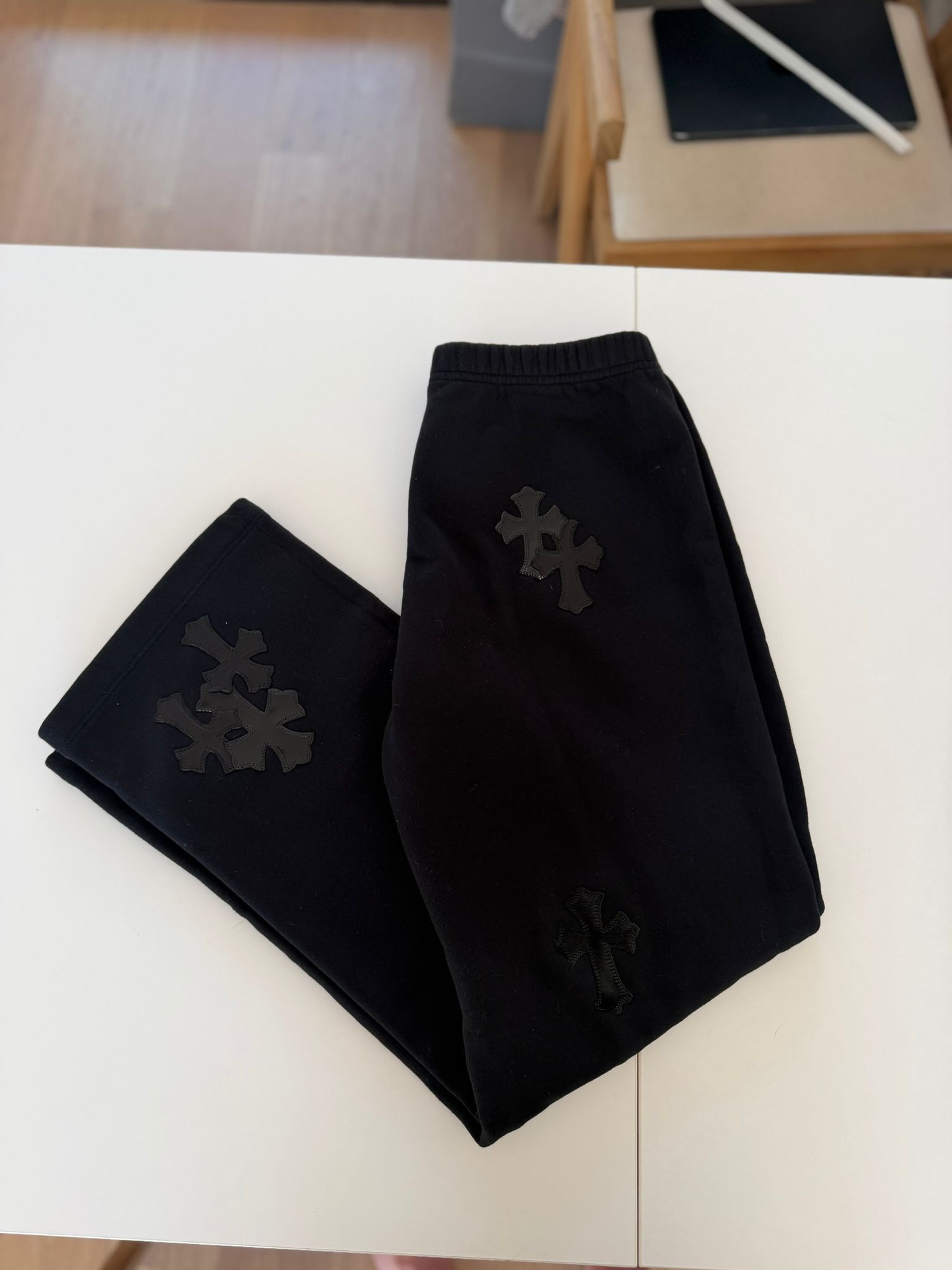 Chrome Hearts Chrome Hearts paper jam joggers multi cross Size US 30 / EU 46 - 1 Thumbnail