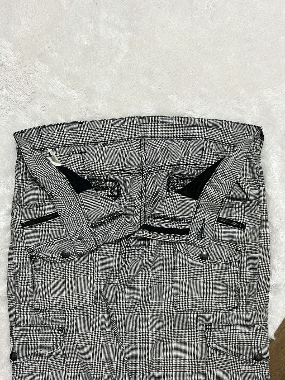 Other Lee Riders Plaid Buckle Cargo Pants Multi Pocket Size US 36 / EU 52 - 6 Thumbnail