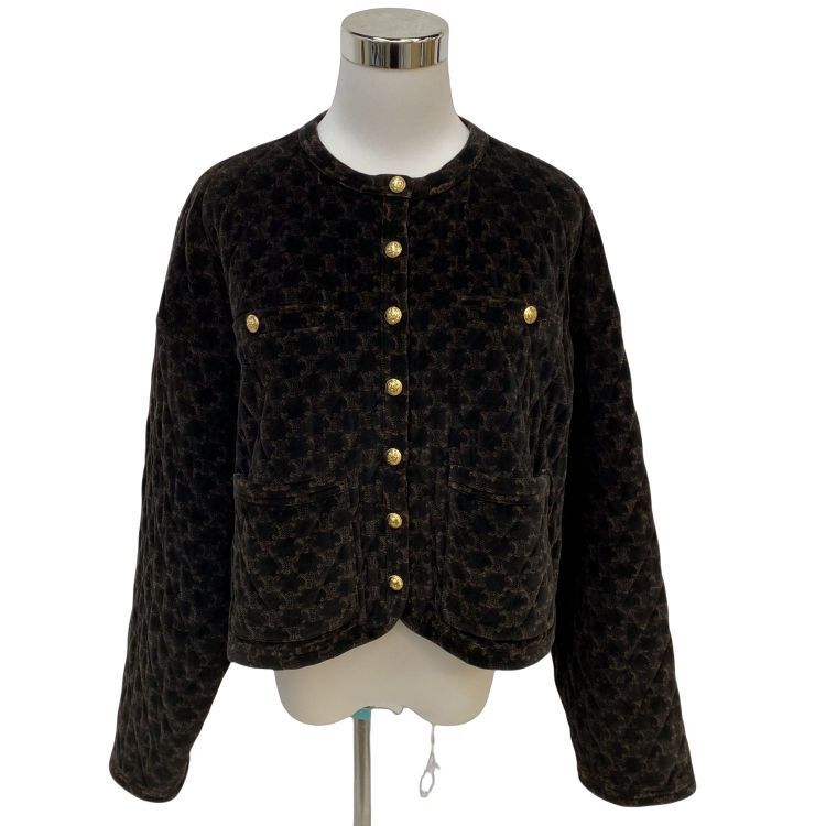Celine Celine Triomphe Quilted Jacket Size 36 Size XS / US 0-2 / IT 36-38 - 1 Thumbnail