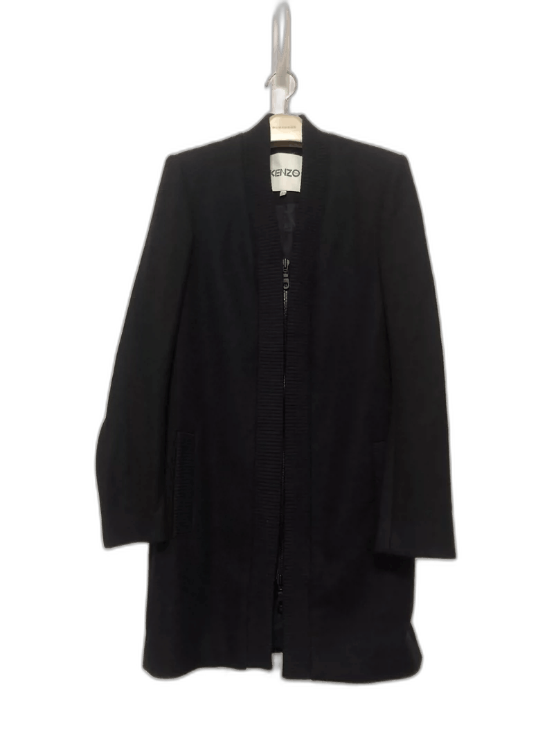 Kenzo KENZO Women's Black Coat Size 34 Size US M / EU 48-50 / 2 - 1 Thumbnail
