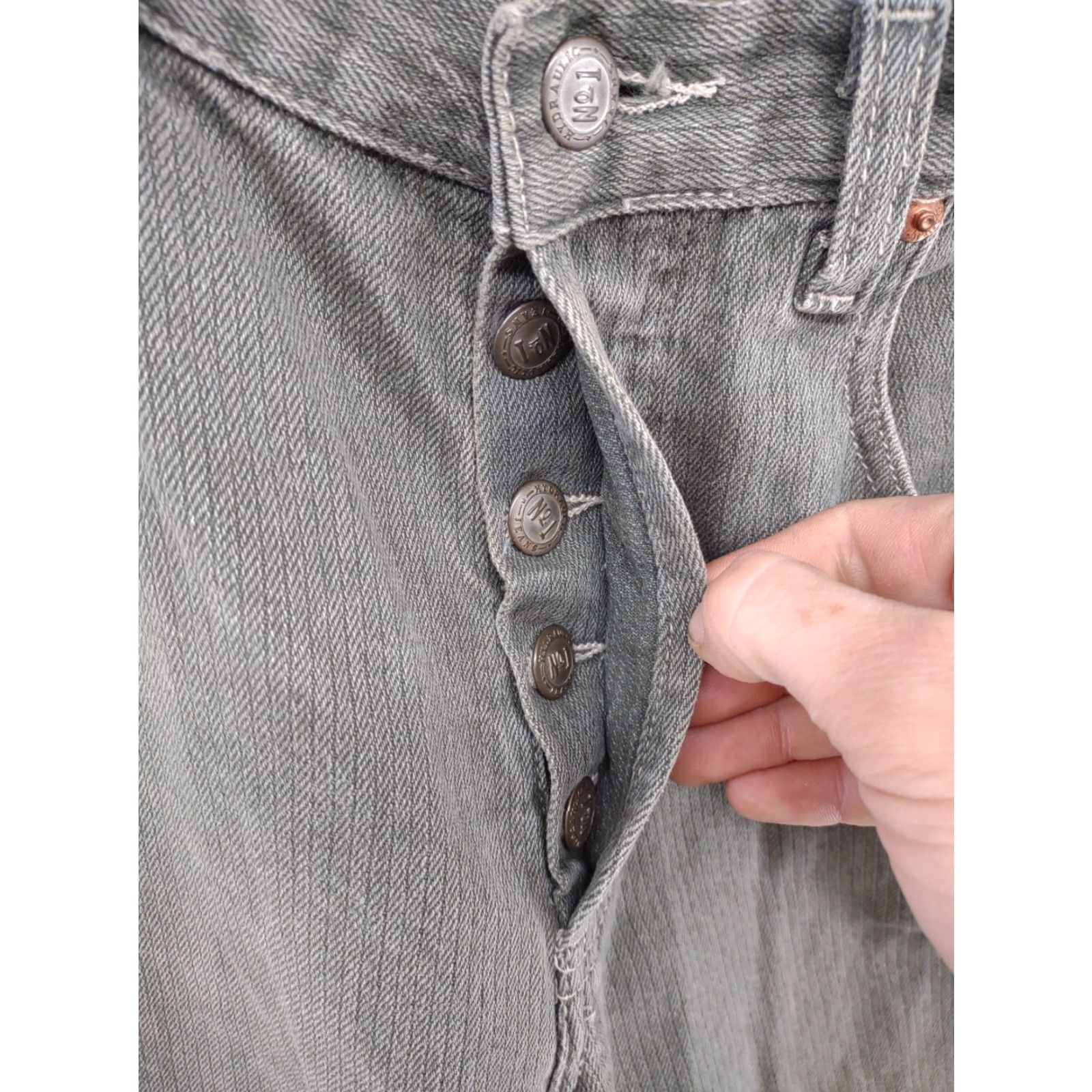 Denime VINTAGE Hydraulic Women's Stone Washed Denim Green Jeans Tag Size 5/6 Jeans Green HYDRAULIC 90s Modern Classic Baggy? Size 28" / US 6 / IT 42 - 5 Thumbnail