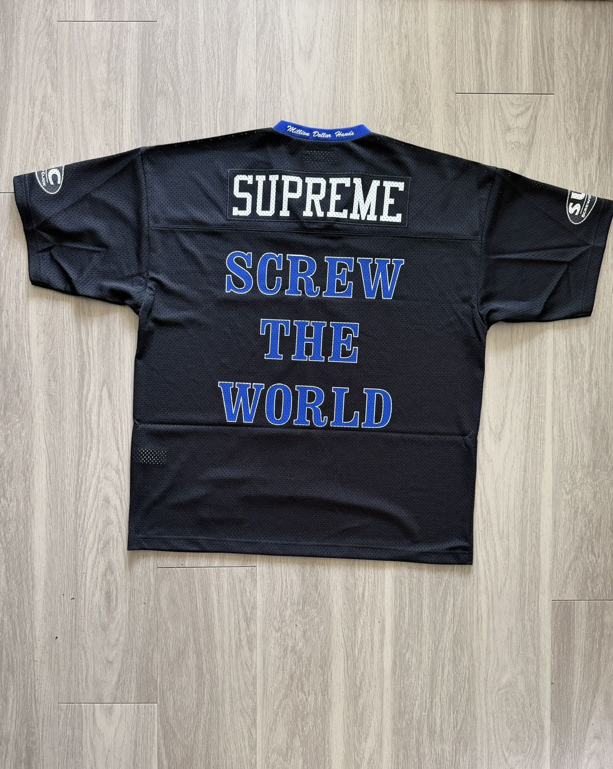 Supreme Supreme Dj Screw Jersey Black Size US L / EU 52-54 / 3 - 6 Thumbnail