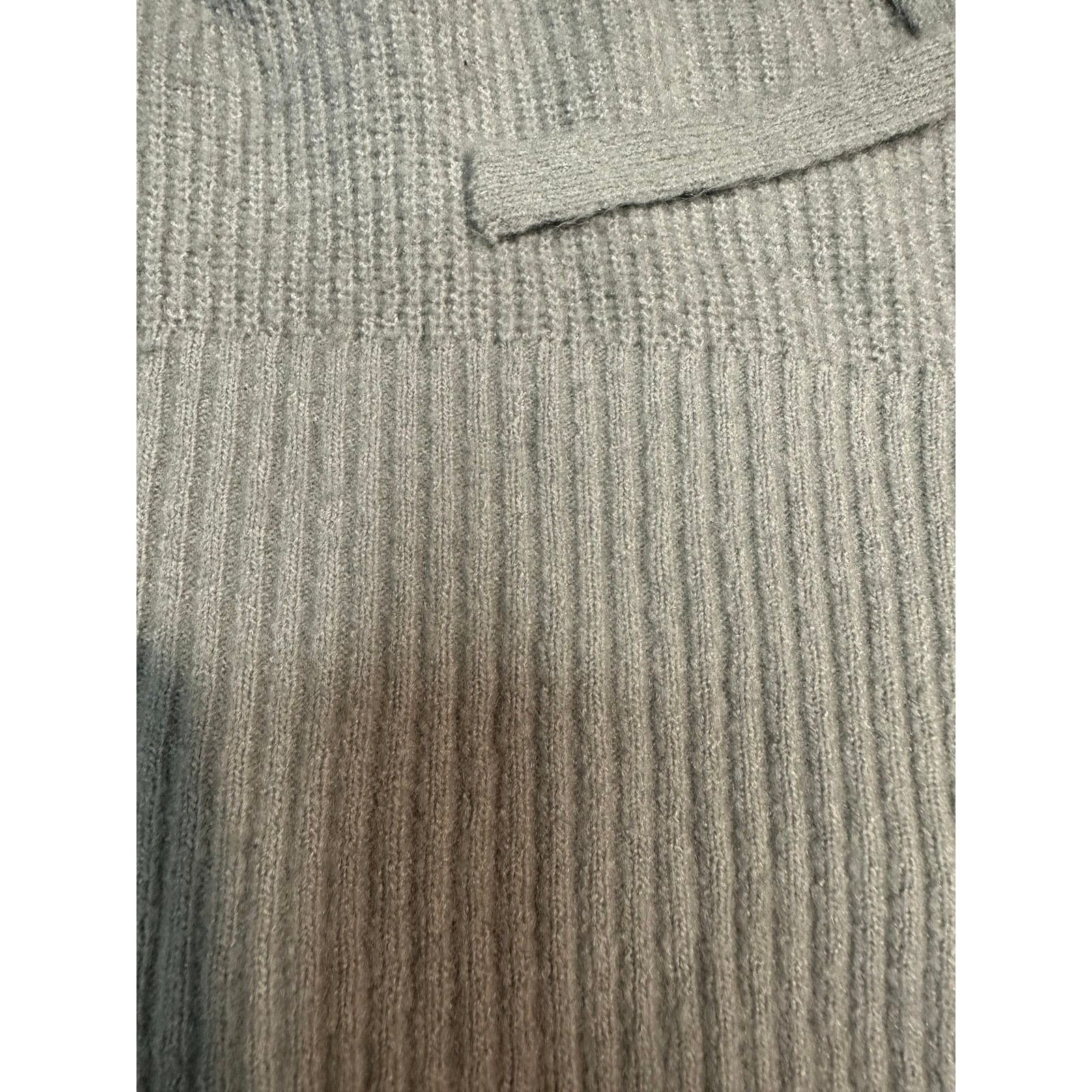 Other Stella Laguna Beach Gray Lace-Up Ribbed Knit Size Small#0109 Size S / US 4 / IT 40 - 4 Thumbnail