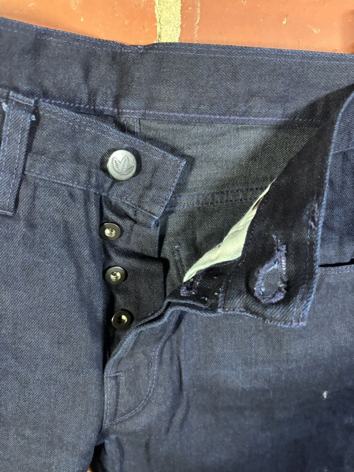Shockoe Atelier Shockoe Atelier Jeans Denim Selvedge Button Sz 30 R30.5x26.5 Size US 30 / EU 46 - 7 Thumbnail