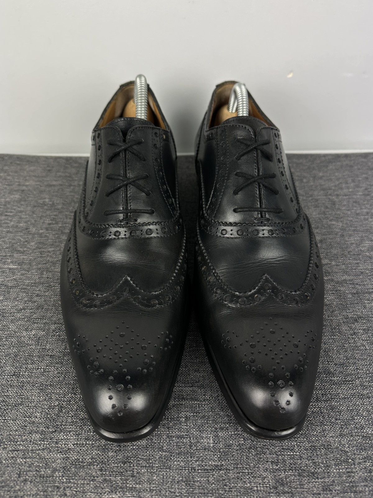 Other Vintage Calver Men’s Leather Wingtip Broque Oxford Shoes Size US 8.5 / EU 41-42 - 4 Thumbnail