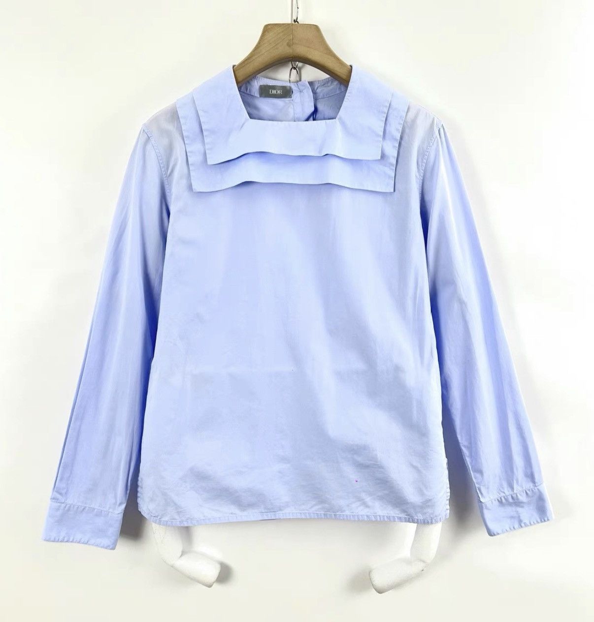 Dior Dior Blue Sailor Collar Pullover Shirt K12 Size L / US 10 / IT 46 - 1 Thumbnail