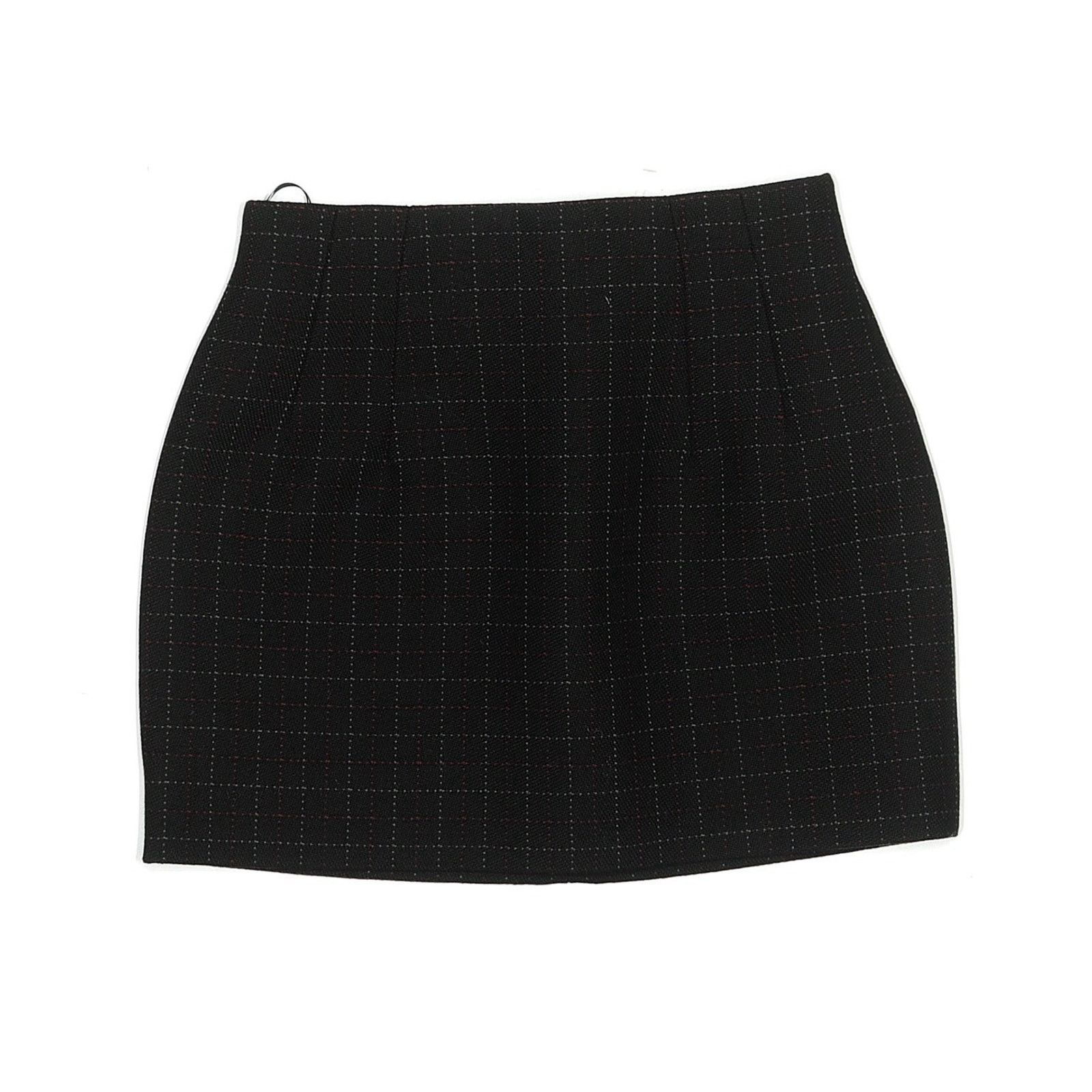 WARDROBE.NYC Wardrobe nyc checkered Wool Mini Skirt Grey XXS Size 24" / US 00 / IT 34 - 2 Thumbnail