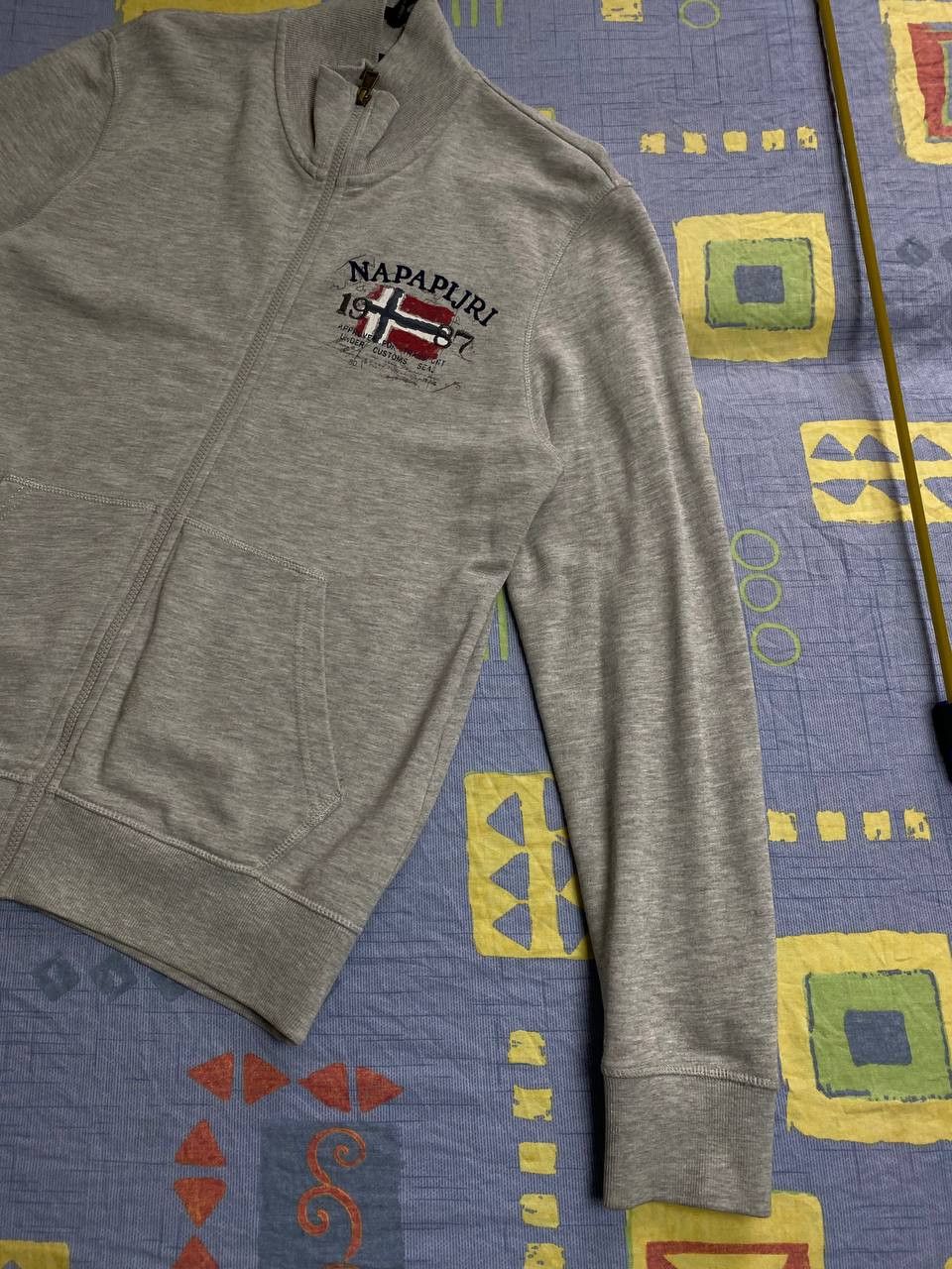Napapijri Napapijiri vintage wool zip hoodie Size US L / EU 52-54 / 3 - 3 Thumbnail