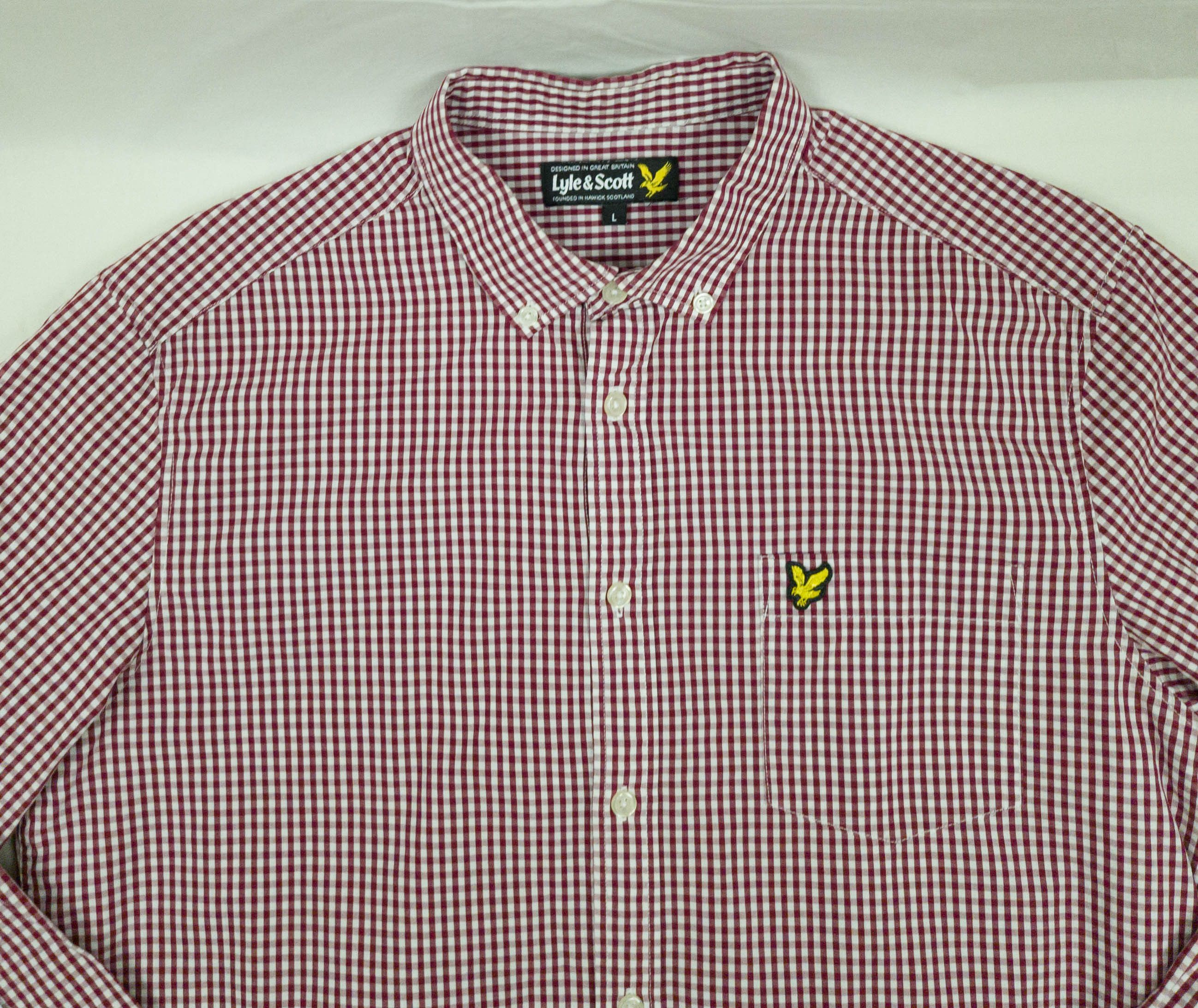 Lyle & Scott Lyle & Scott SHIRT LONG SLEEVE COTTON SIZE L Size US L / EU 52-54 / 3 - 4 Thumbnail