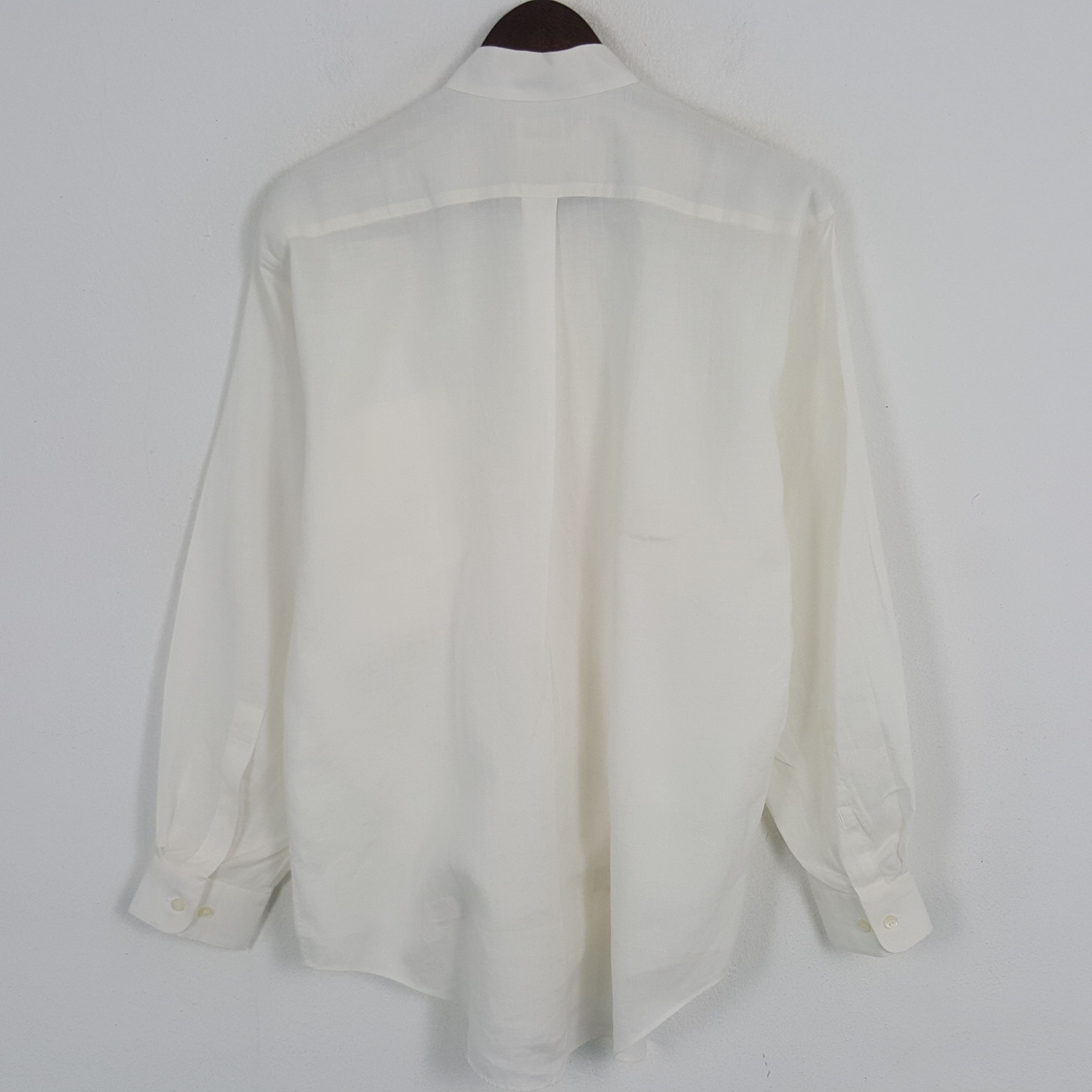 Issey Miyake × Vintage Vintage Issey Miyake Plain Button Up Shirt Size US M / EU 48-50 / 2 - 2 Thumbnail
