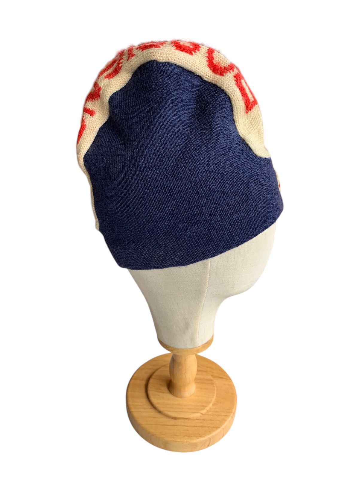 14th Addiction × Vintage VINTAGE KNIT WOOL MOHAWK STYKE RESSIGNOL WINTER BEANIE HATS Size ONE SIZE - 2 Thumbnail