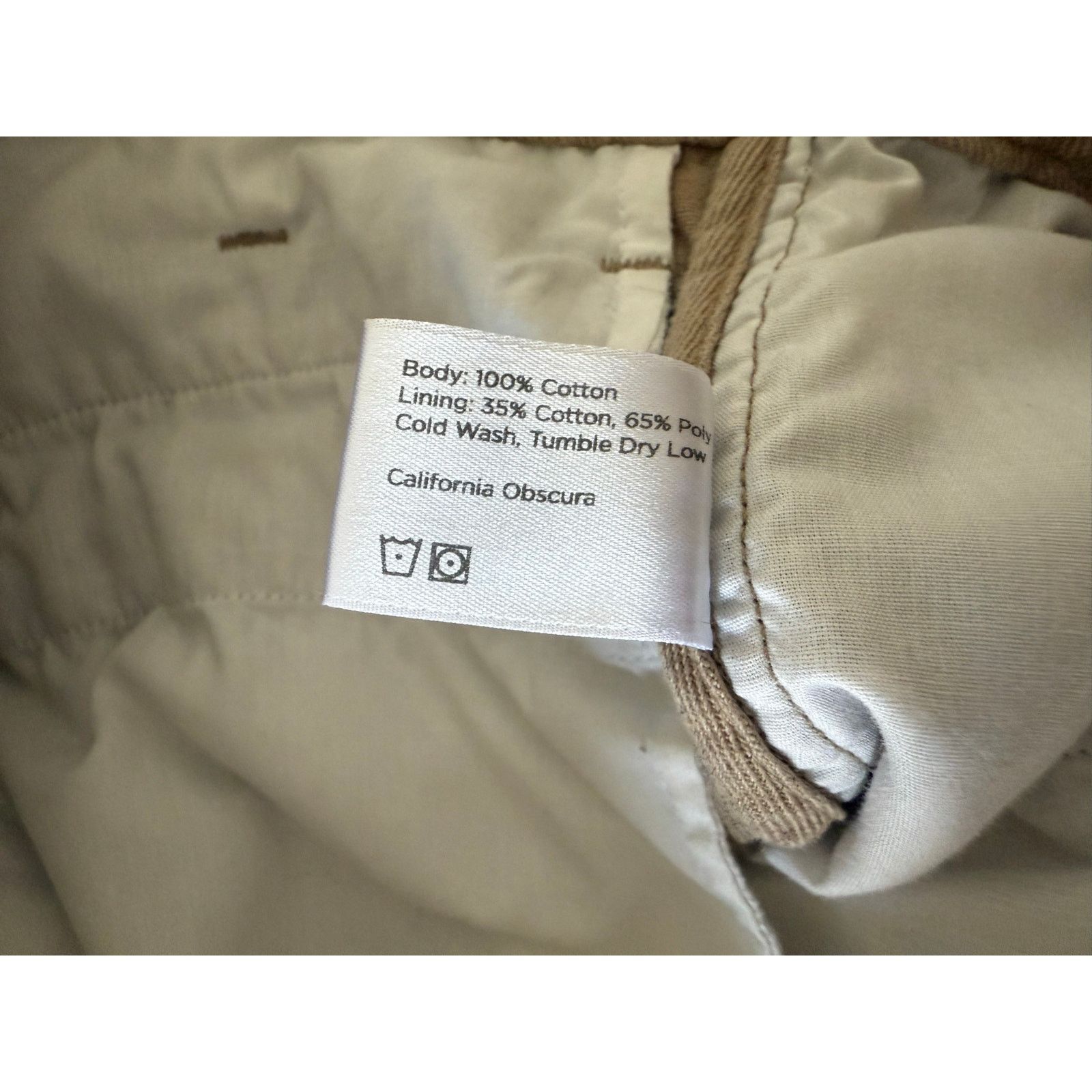 General Admission General Admission Men's Khaki Chinos Pants Size 28 Size US 28 / EU 44 - 3 Thumbnail