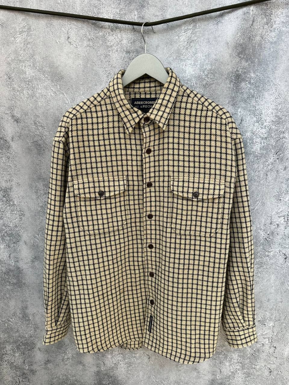 Abercrombie & Fitch × Vintage Abercrombie Fitch Vintage Plaid Overshirt Wool Button Jacket Size US M / EU 48-50 / 2 - 1 Thumbnail