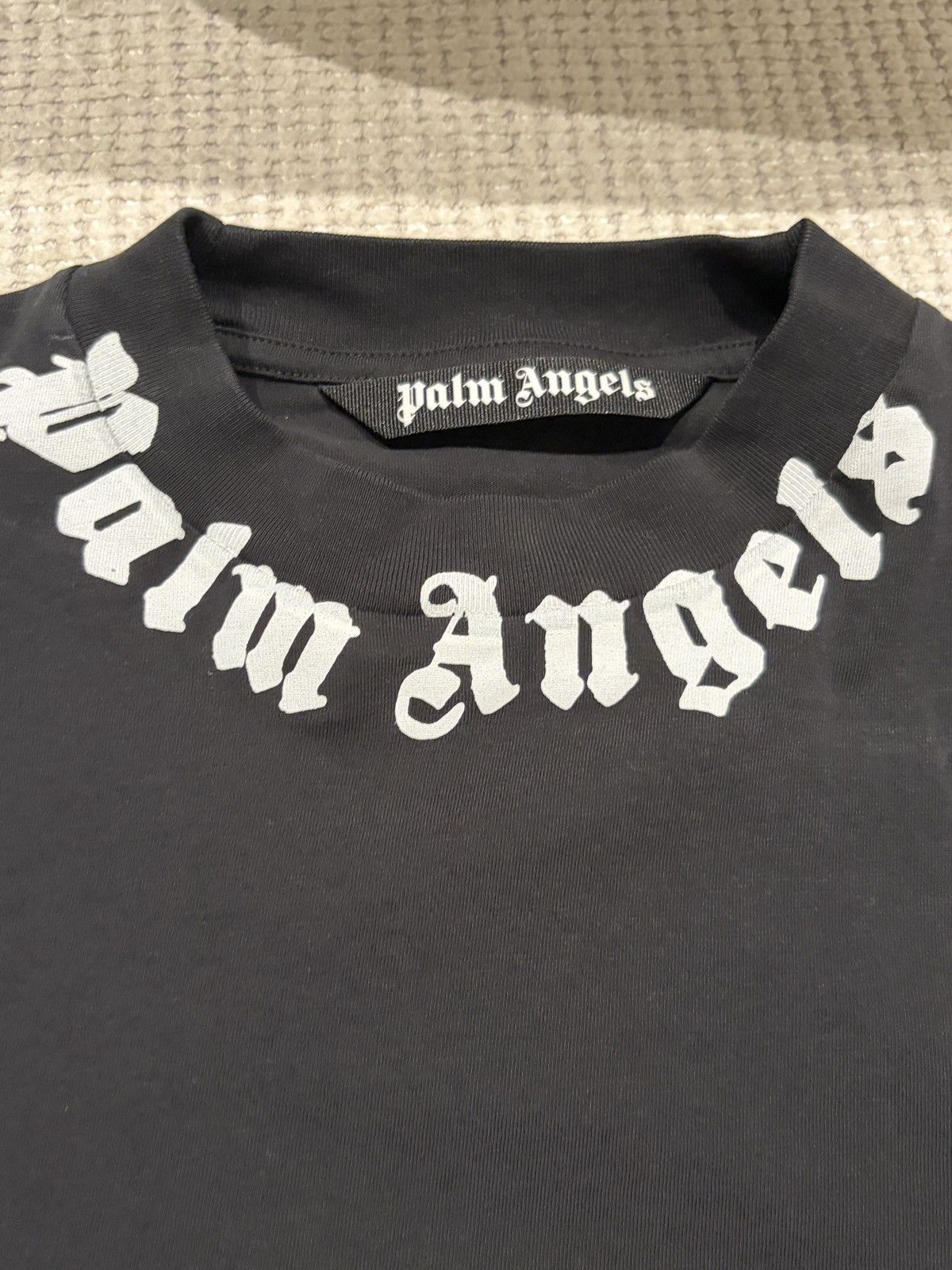 Palm Angels Palm angels neck logo shirt Size US M / EU 48-50 / 2 - 2 Thumbnail