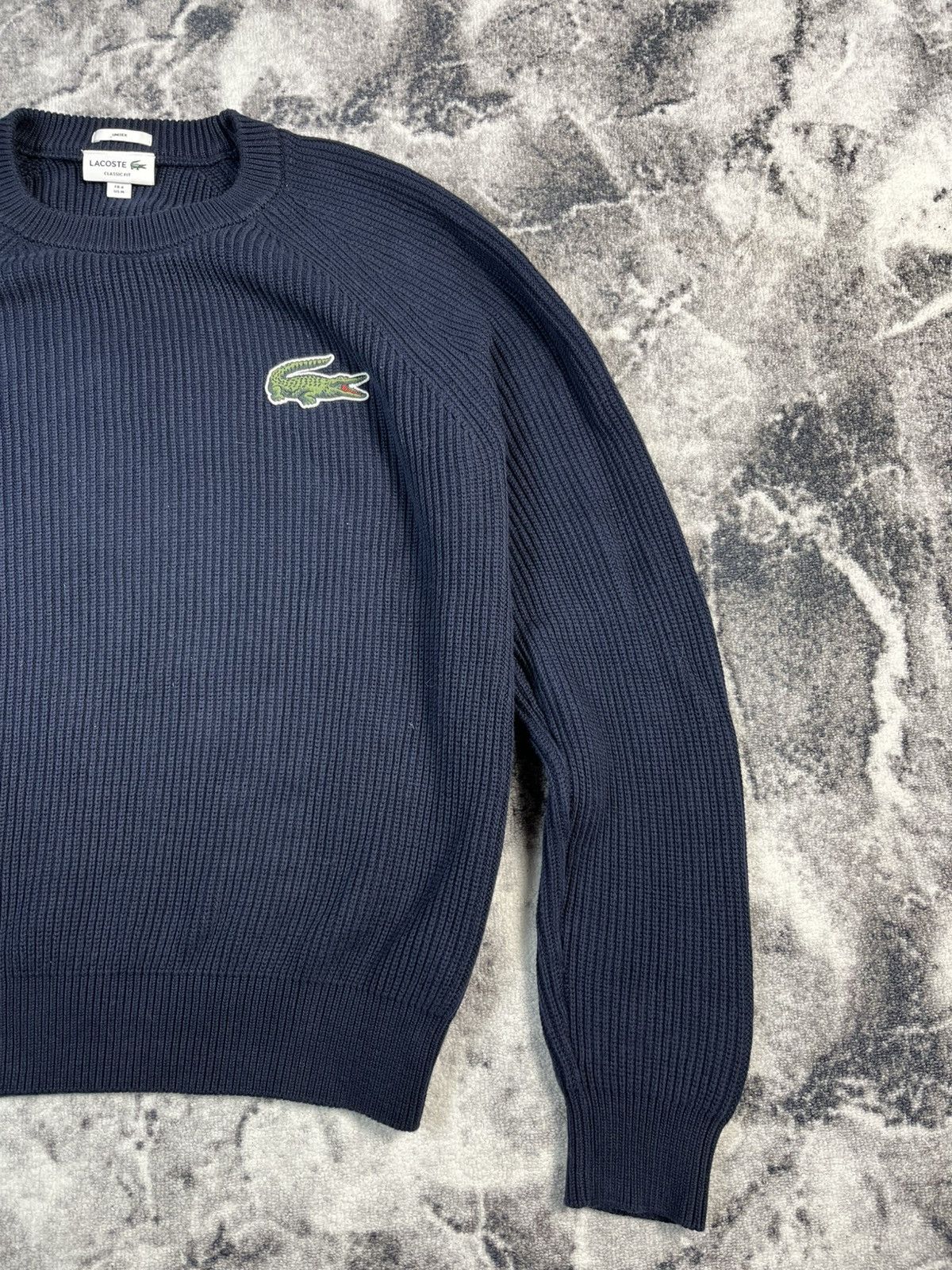 Lacoste Lacoste Classic Ribbed Knit Sweater Size US M / EU 48-50 / 2 - 3 Thumbnail