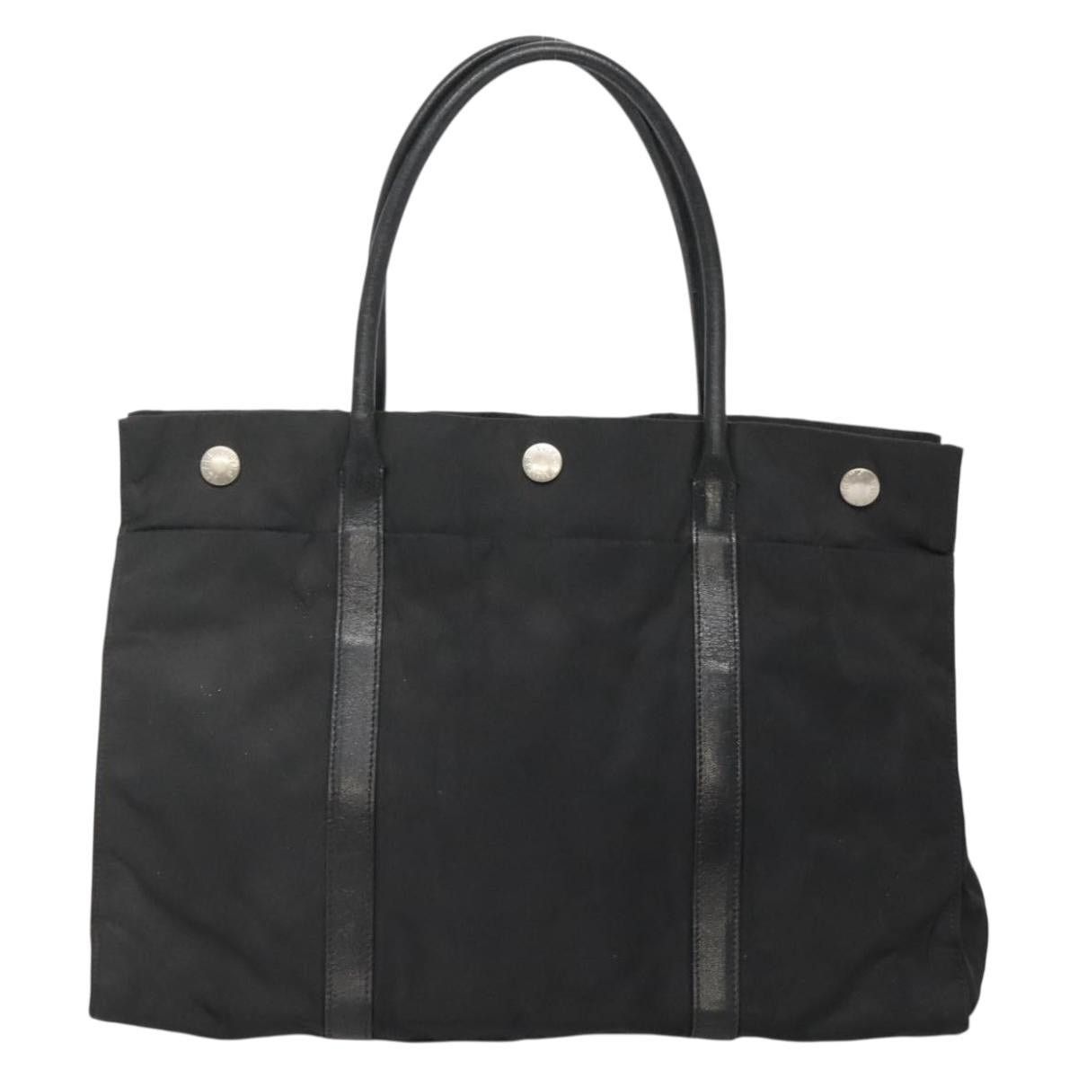 Prada PRADA Hand Bag Nylon Black Silver Size ONE SIZE - 2 Thumbnail