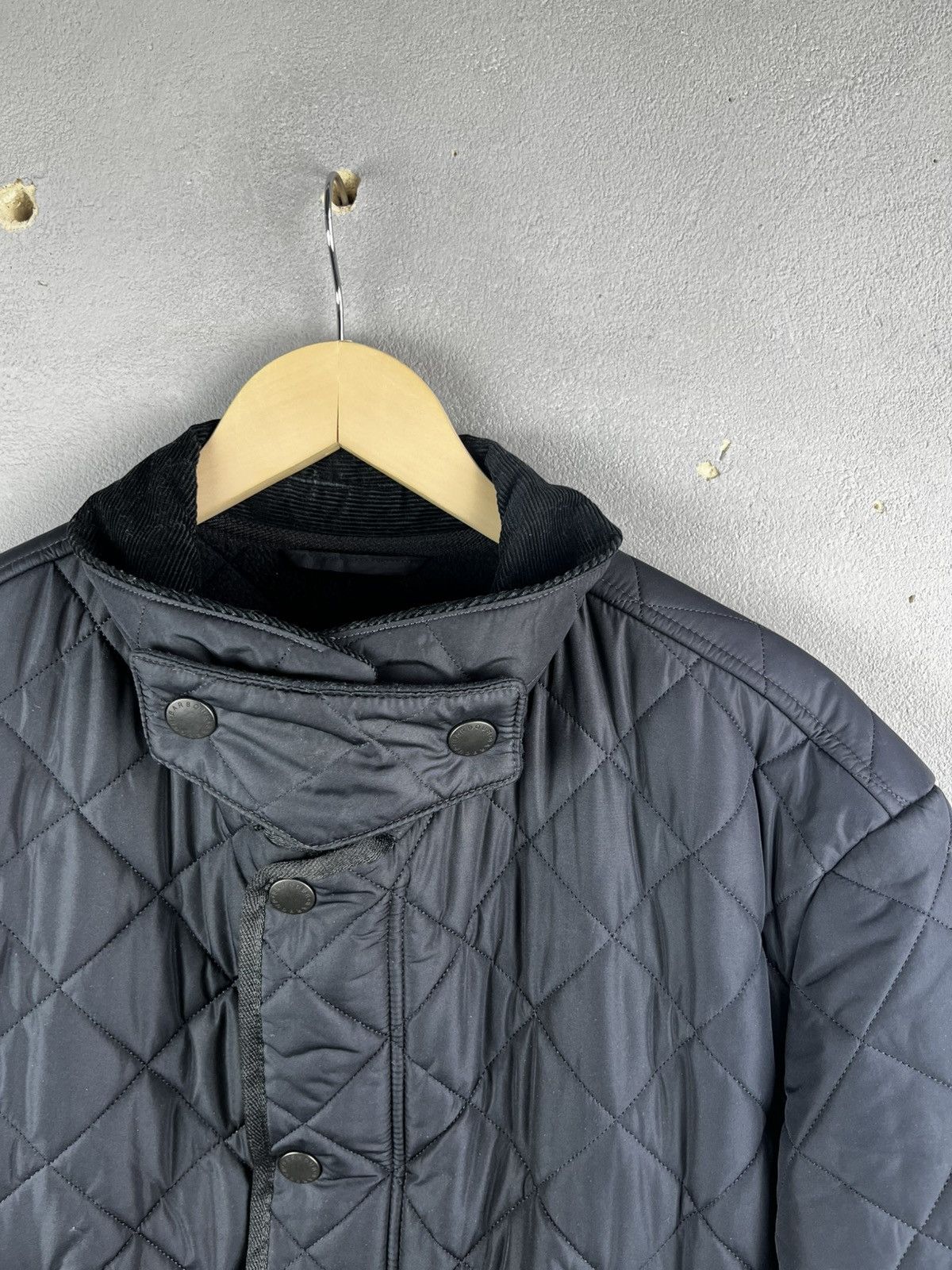 Barbour Men's Barbour Quilted Barden Black Jacket Size US L / EU 52-54 / 3 - 6 Thumbnail