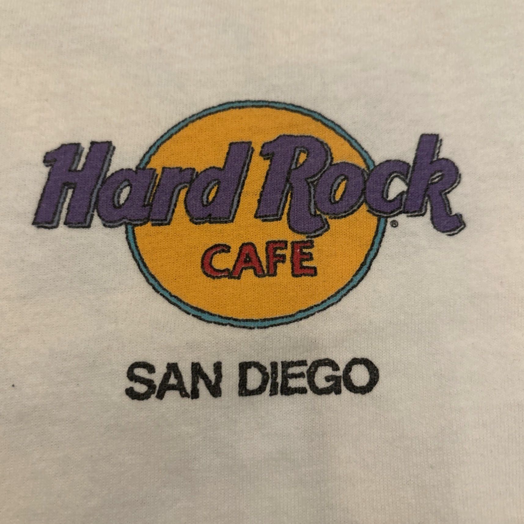 Hard Rock Cafe VINTAGE Hard Rock Cafe T-Shirt San Diego Surf Board White Adult Large Single Stitch Mens Size US L / EU 52-54 / 3 - 3 Thumbnail