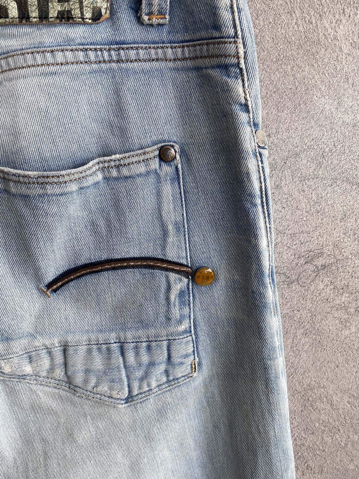 G-Star G Star Raw 3301 Distressed Denim Size US 32 / EU 48 - 9 Thumbnail