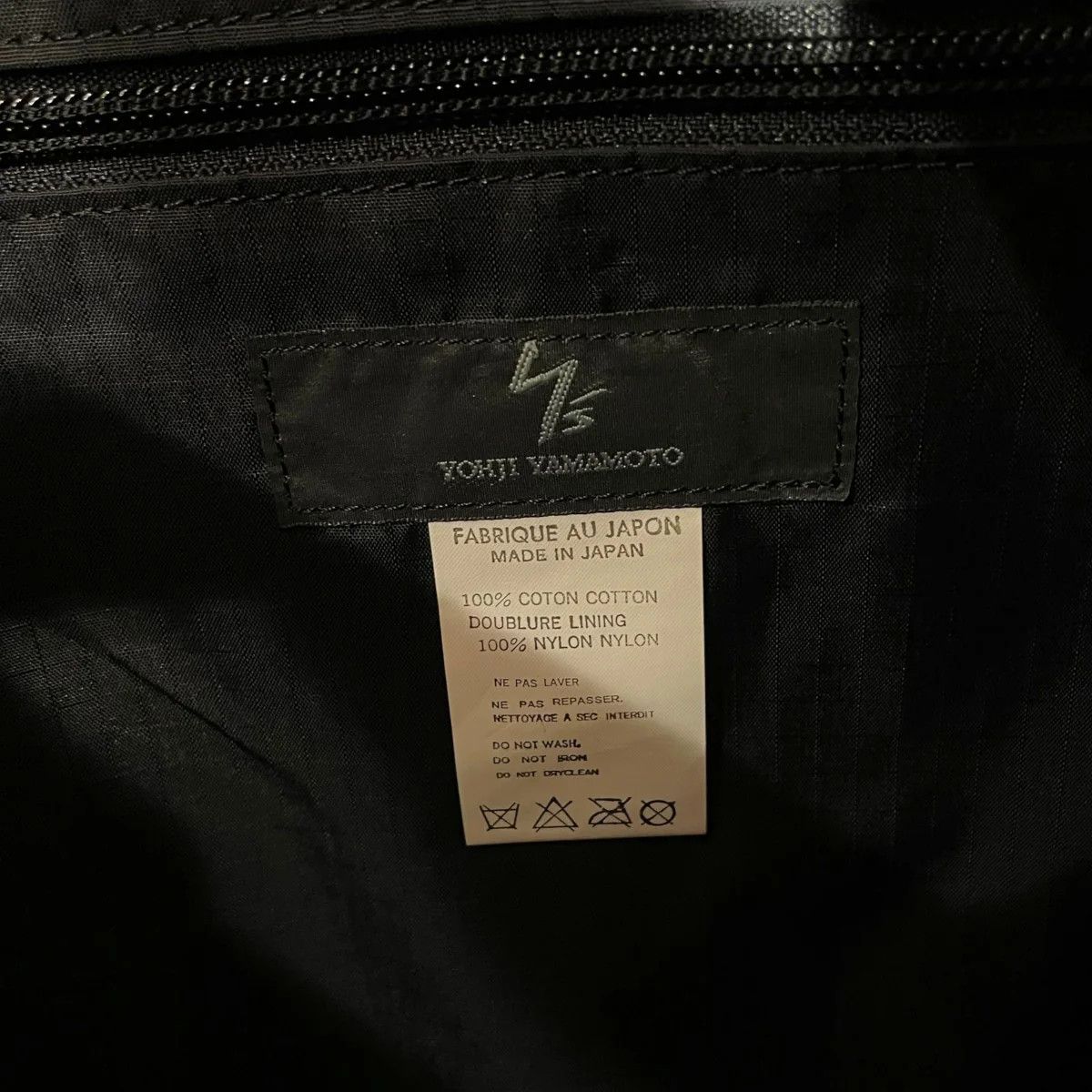 Yohji Yamamoto Yohji Yamamoto cotton x nylon shoulder bag MS-I01-016 Size ONE SIZE - 7 Thumbnail
