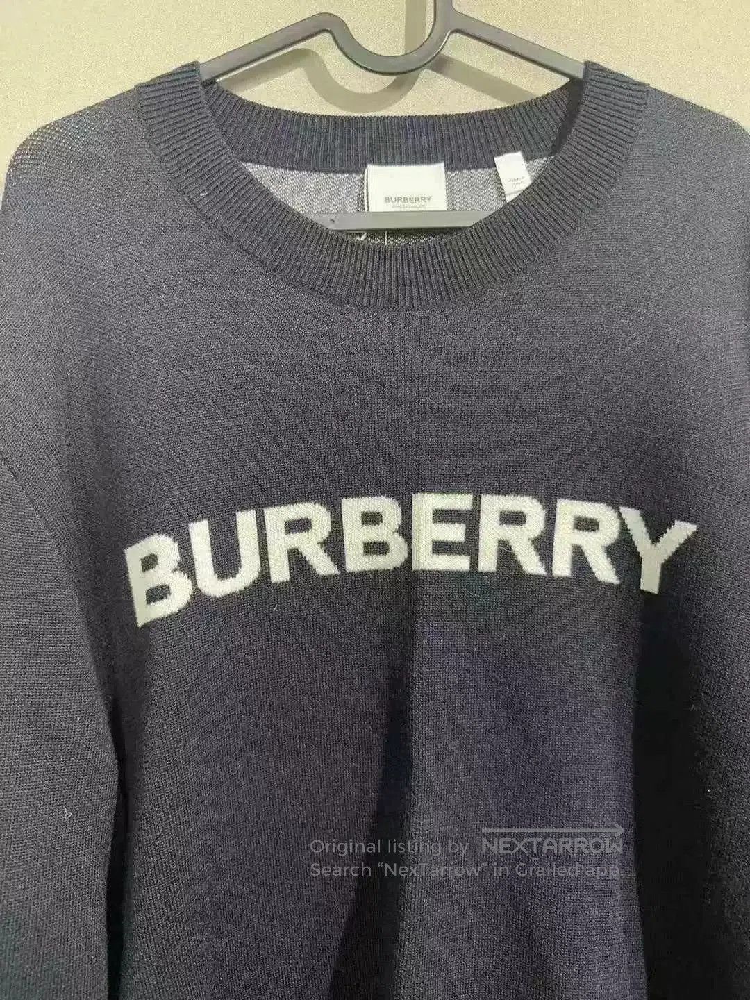 Burberry Burberry Logo Wool Sweater Size L. Size US L / EU 52-54 / 3 - 2 Thumbnail