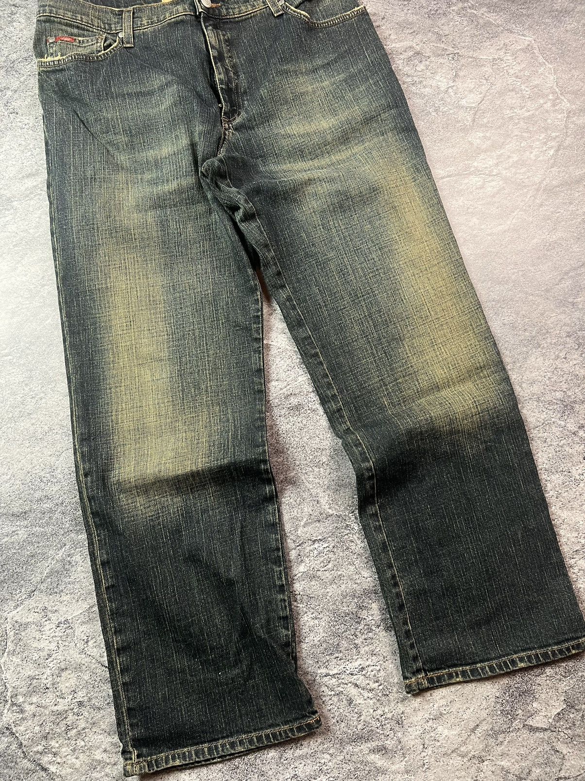 Lee × Vintage Y2K Lee dirty washed japan archival Avant Garde style pants Size US 30 / EU 46 - 2 Thumbnail